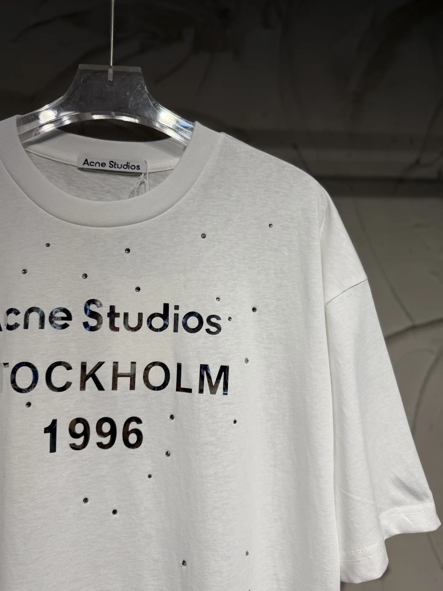 1996 Rhinestone Logo Oversized T-Shirt D15023055 — view 2