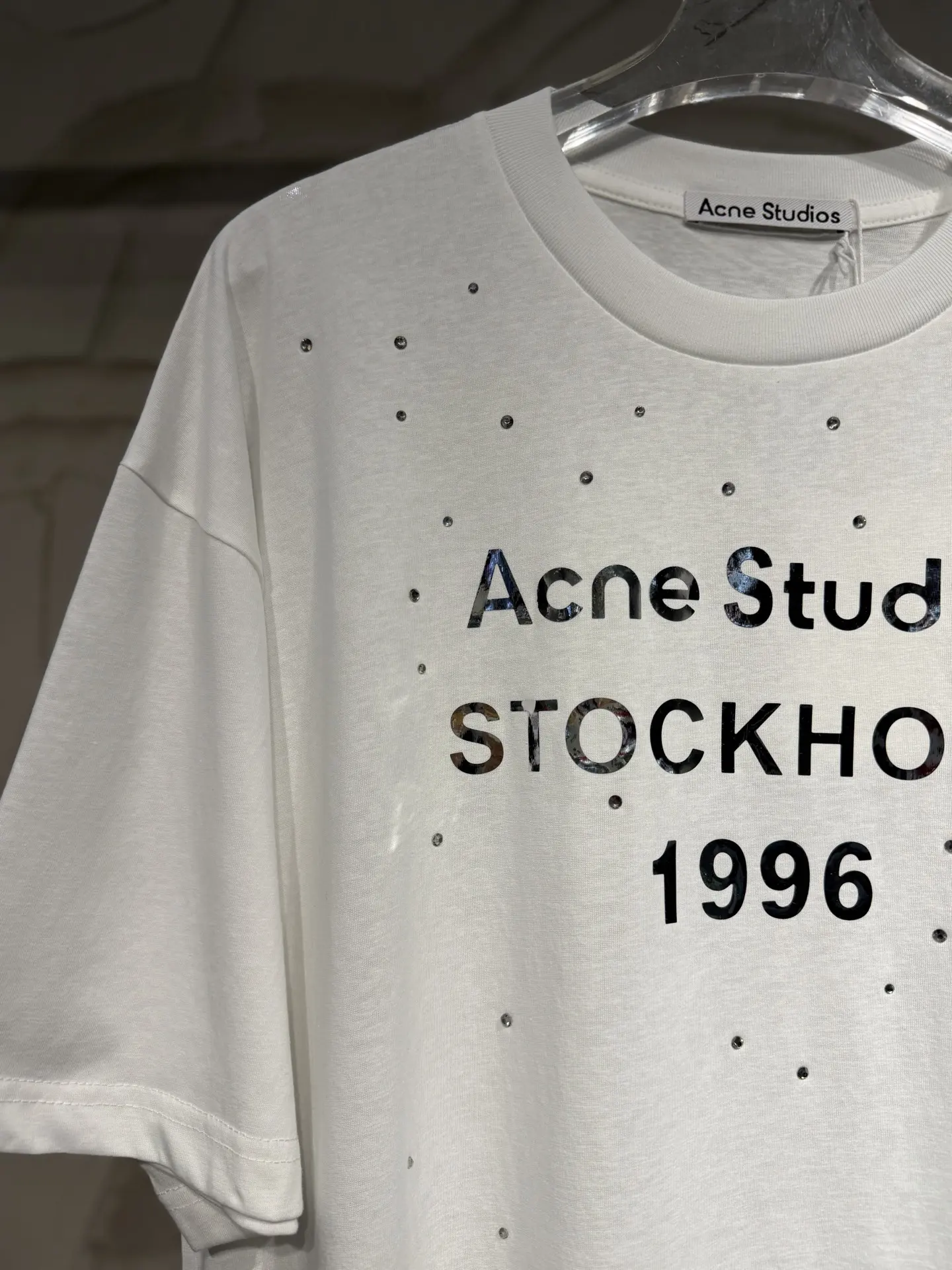 1996 Rhinestone Logo Oversized T-Shirt D15023055 — view 3