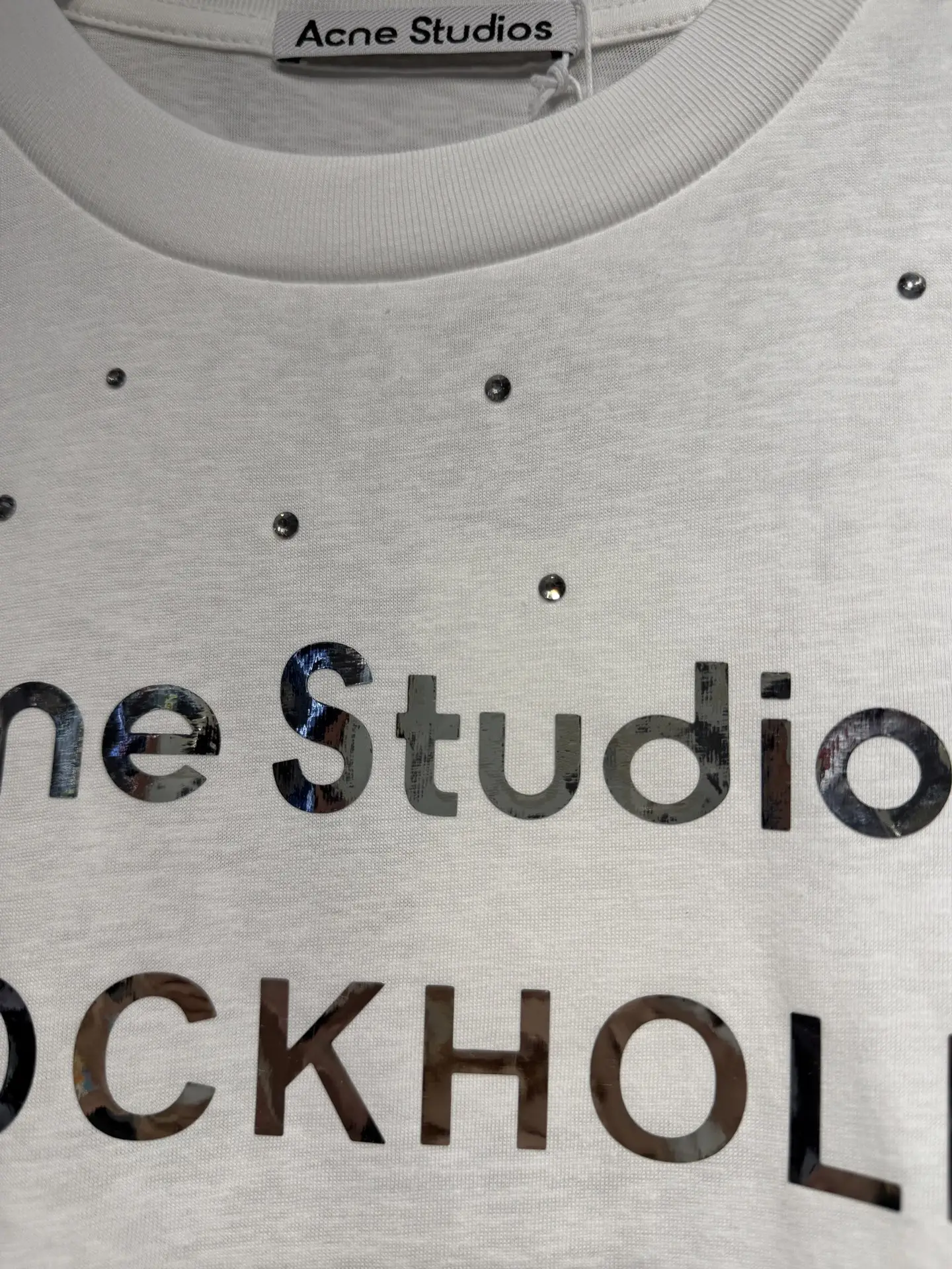 1996 Rhinestone Logo Oversized T-Shirt D15023055 — view 4