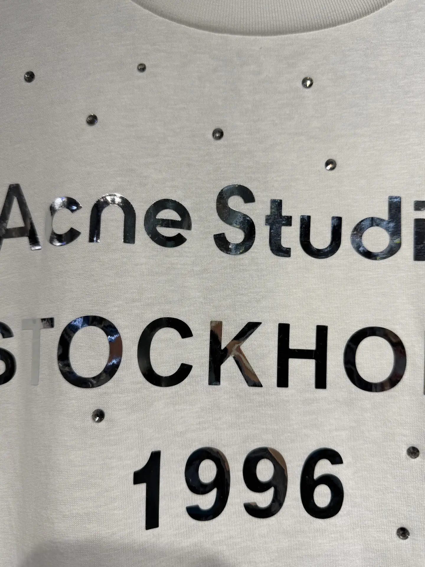 1996 Rhinestone Logo Oversized T-Shirt D15023055 — view 7