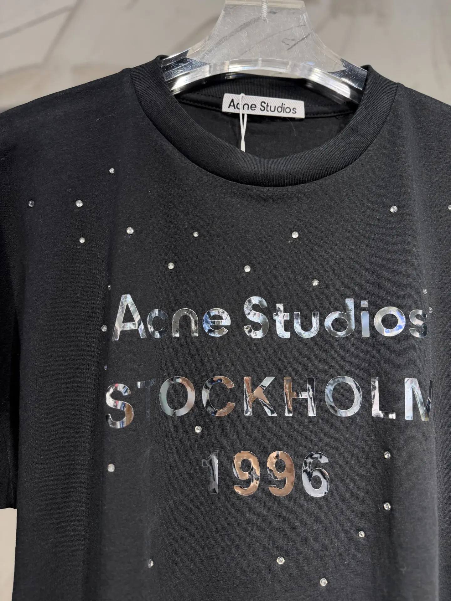 1996 Rhinestone-Embellished Oversized T-Shirt D15023056 — view 5