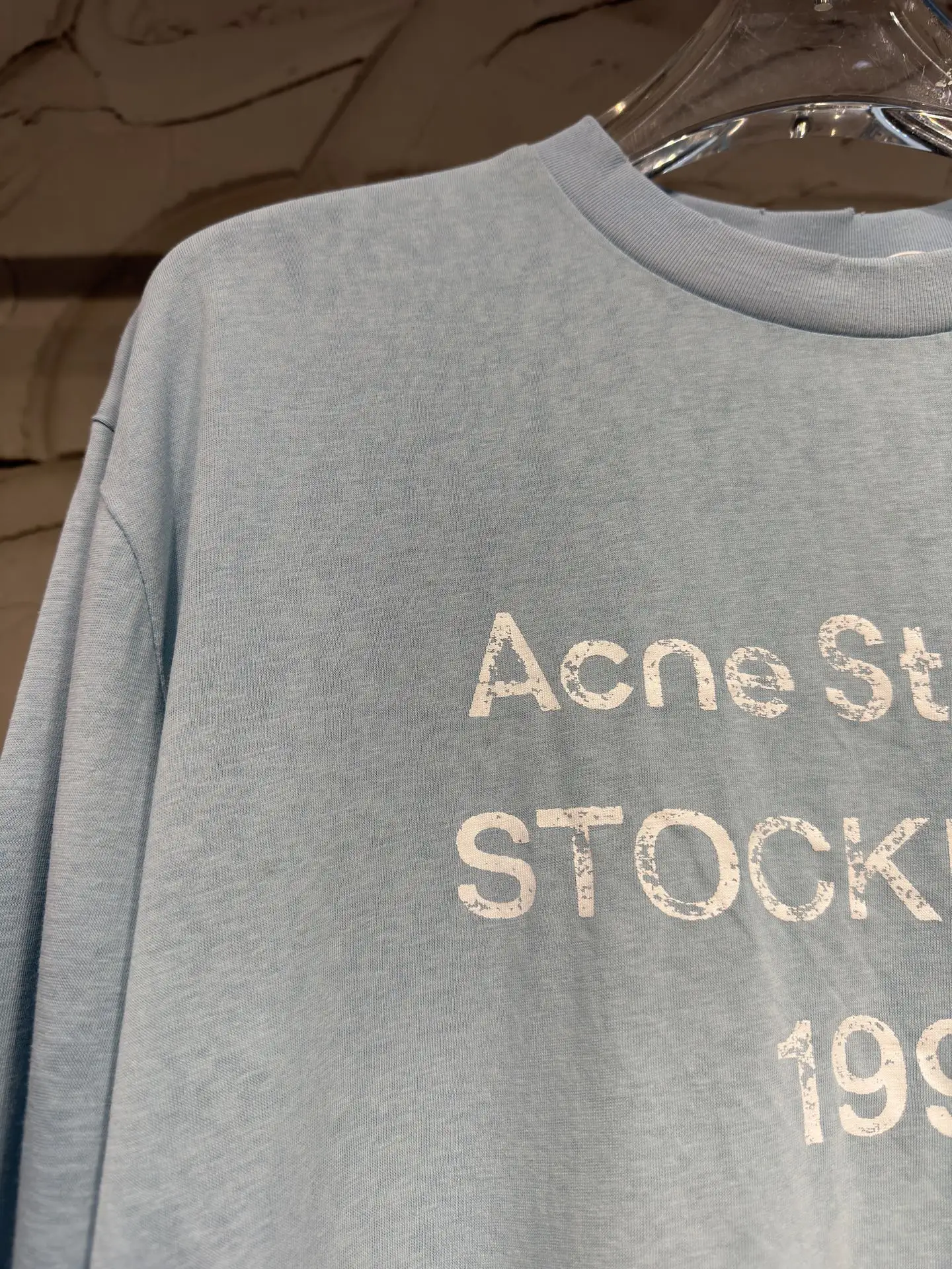 1996 Distressed Long-Sleeve Logo T-Shirt D15023018 — view 2