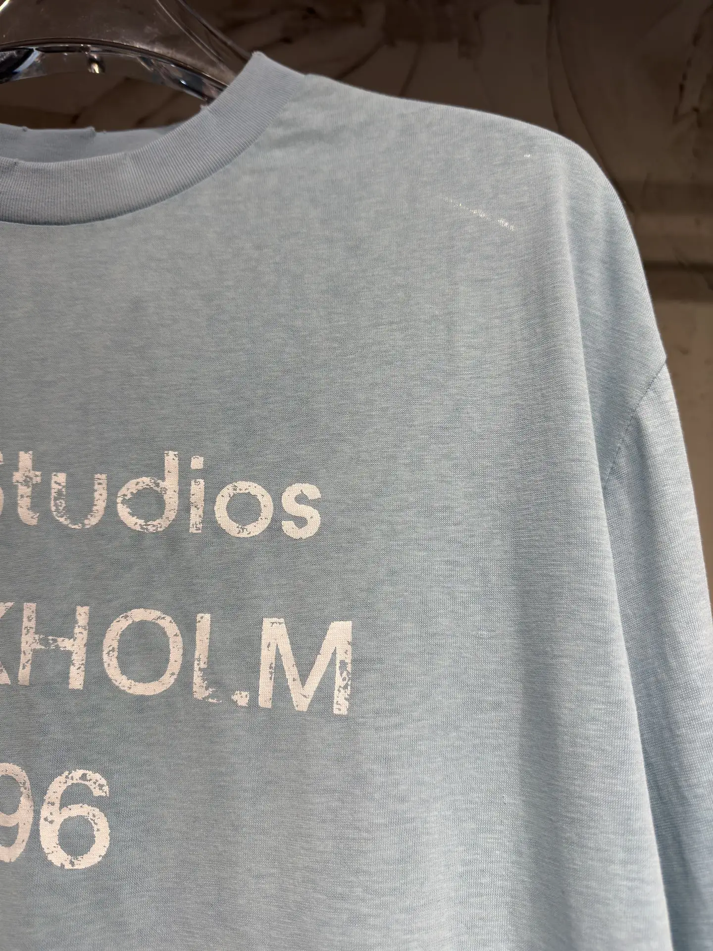 1996 Distressed Long-Sleeve Logo T-Shirt D15023018 — view 5