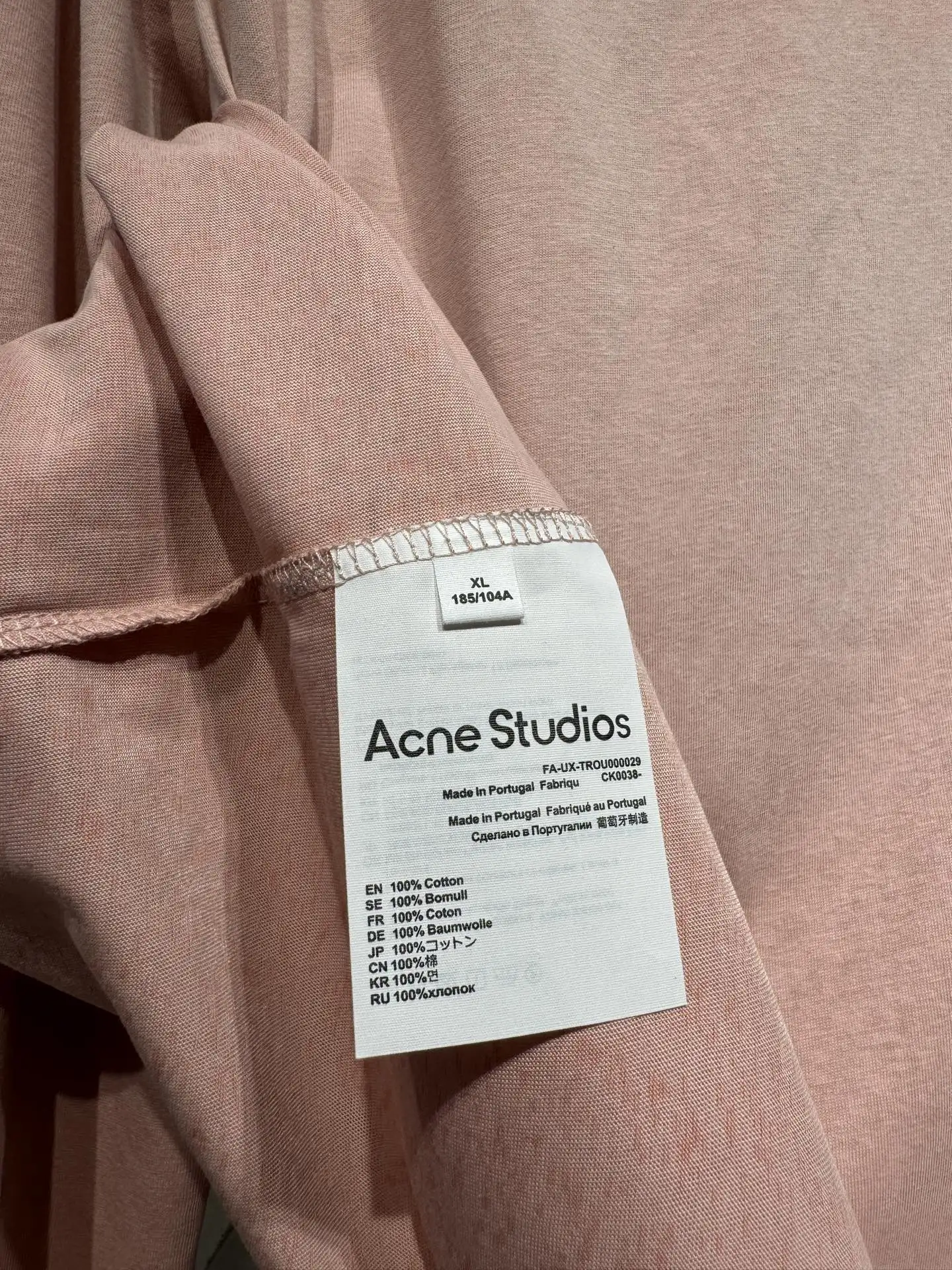 Acne Studios 1996 Logo Long-Sleeve T-Shirt D15023017 — view 11