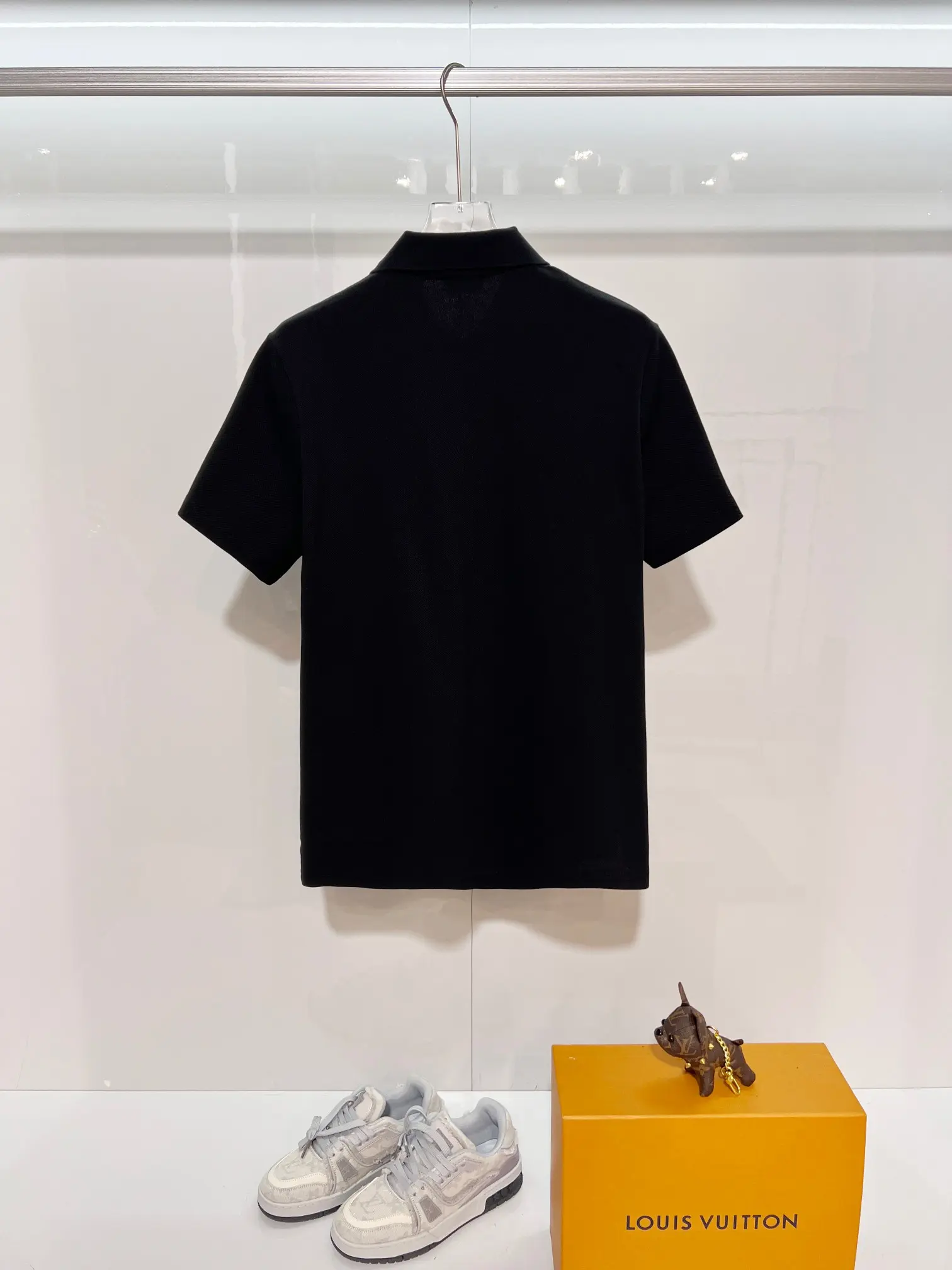 Logo Patch Cotton-Piqué Polo Shirt D15013214 — view 2