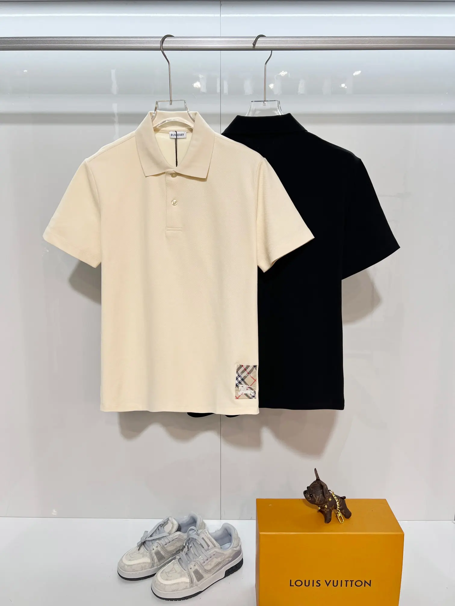 Logo Patch Cotton-Piqué Polo Shirt D15013214 — view 10