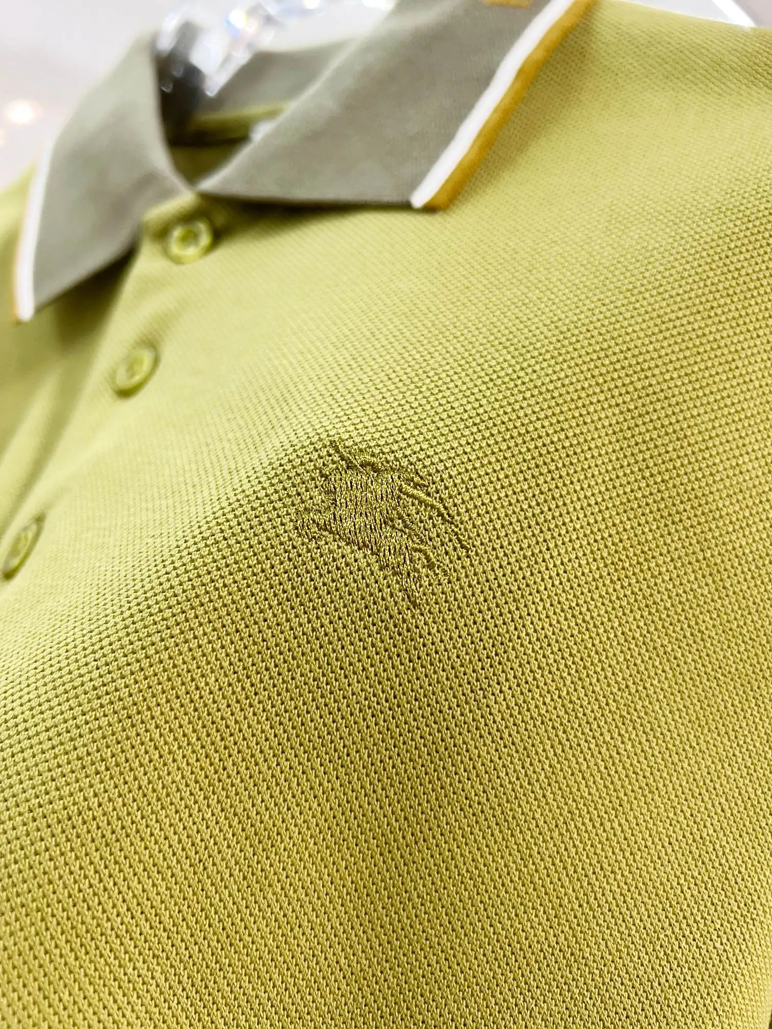 Logo-Embroidered Cotton-Piqué Polo Shirt D15013209 — view 5