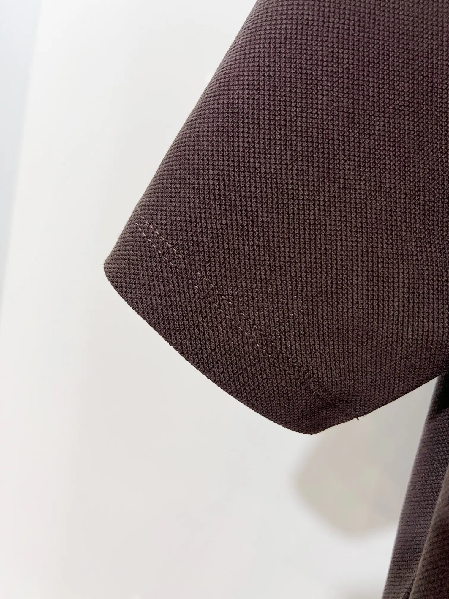 Check-Collar Cotton-Piqué Polo Shirt D15013216 — view 8