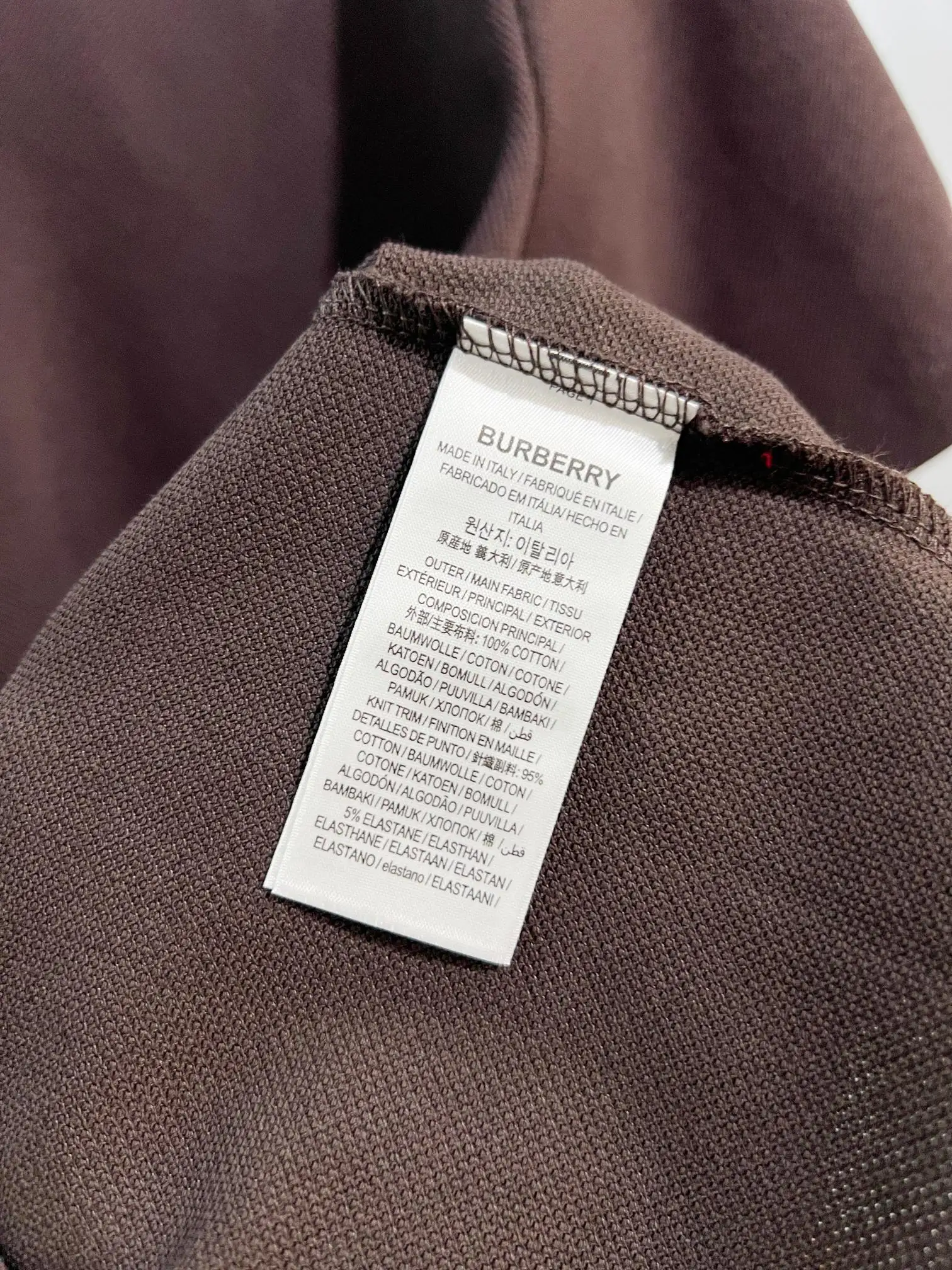 Check-Collar Cotton-Piqué Polo Shirt D15013216 — view 9