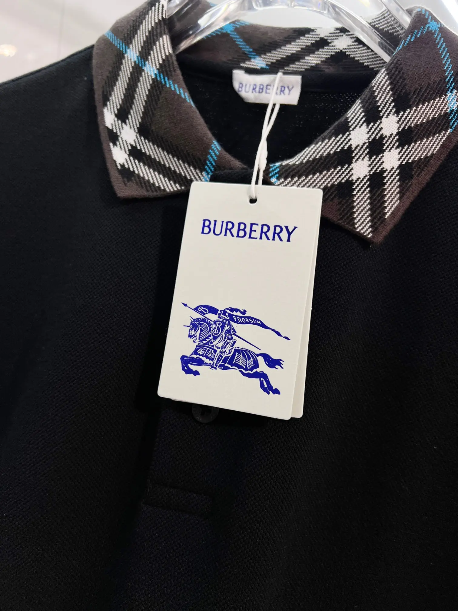 Check-Trim Cotton-Piqué Polo Shirt D15013220 — view 4