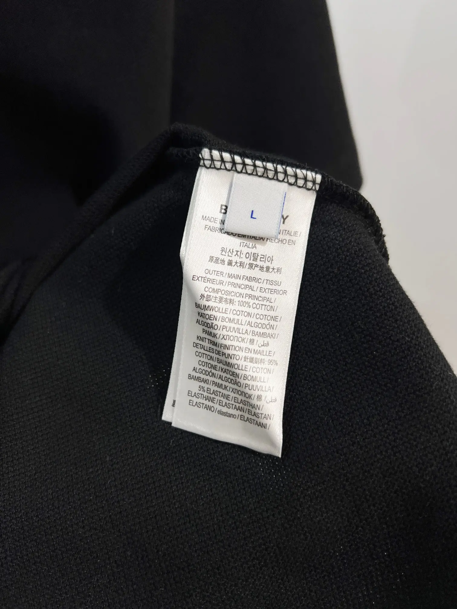 Check-Trim Cotton-Piqué Polo Shirt D15013220 — view 9