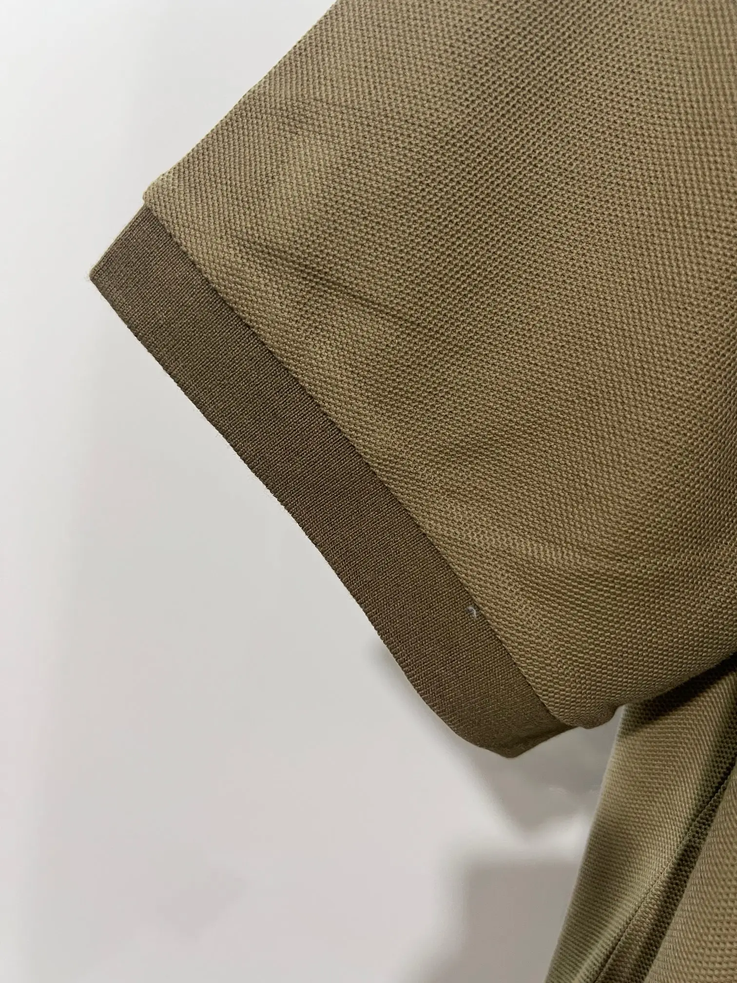 Check-Collar Cotton-Piqué Polo Shirt D15013229 — view 8