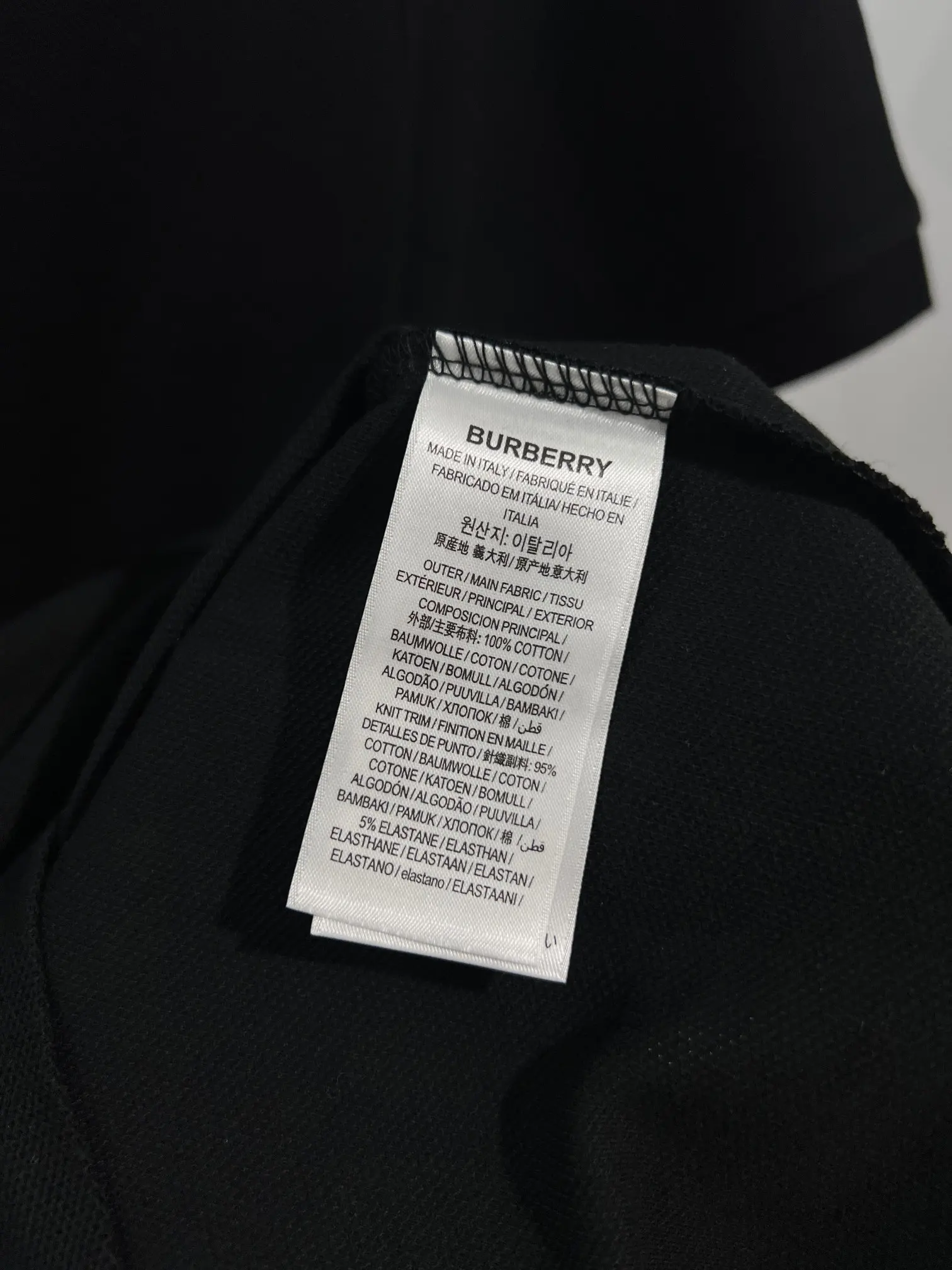 Check-Collar Cotton-Piqué Polo Shirt D15013230 — view 9