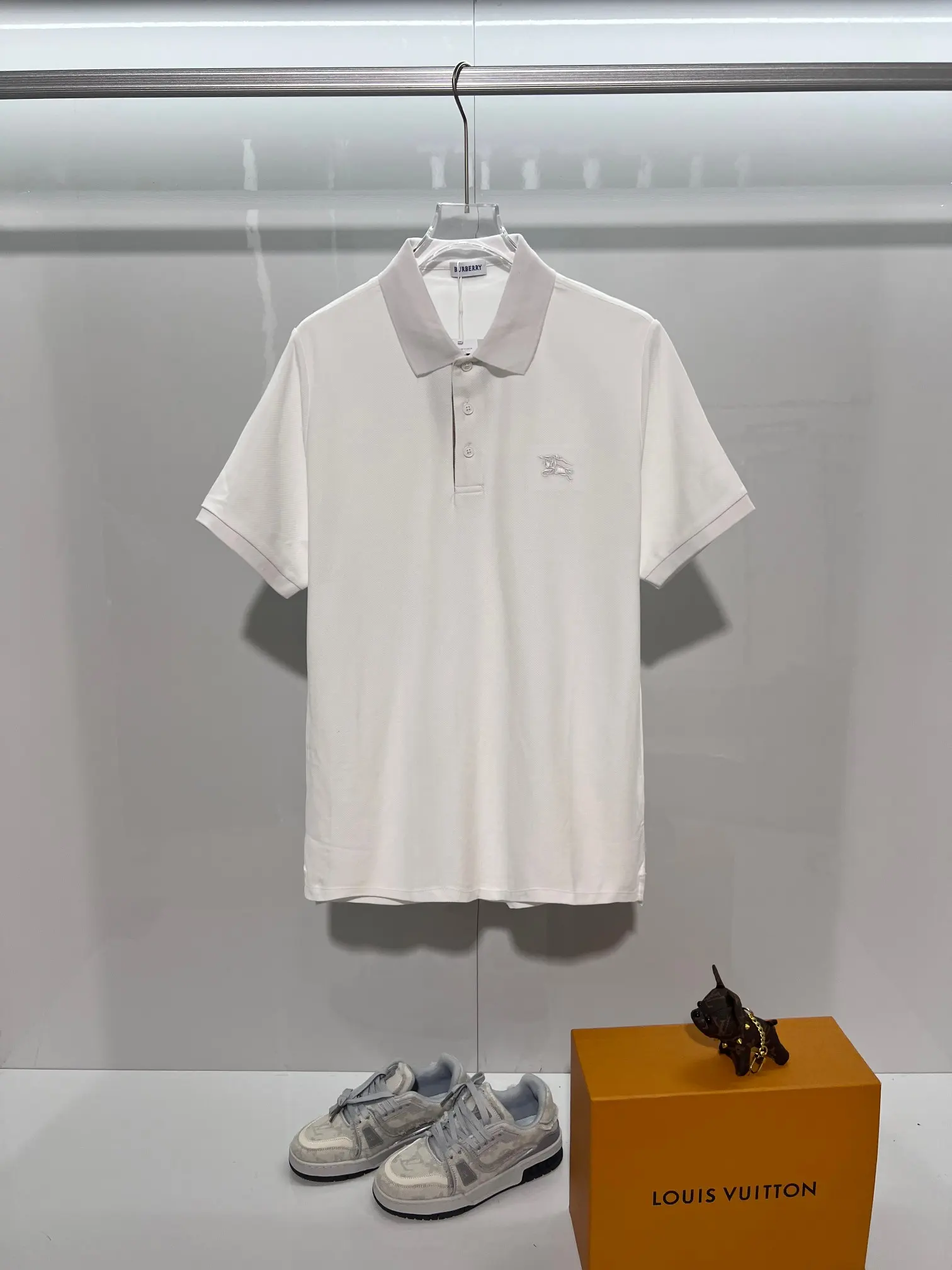 Embroidered Logo Cotton-Piqué Polo Shirt D15013063