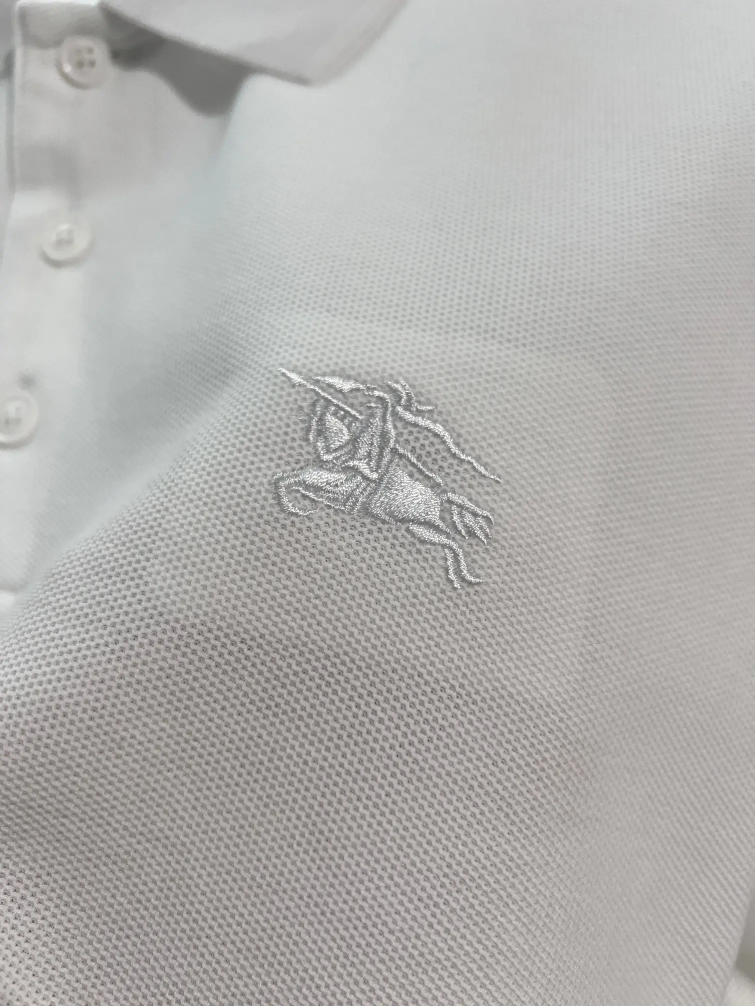 Embroidered Logo Cotton-Piqué Polo Shirt D15013063 — view 5