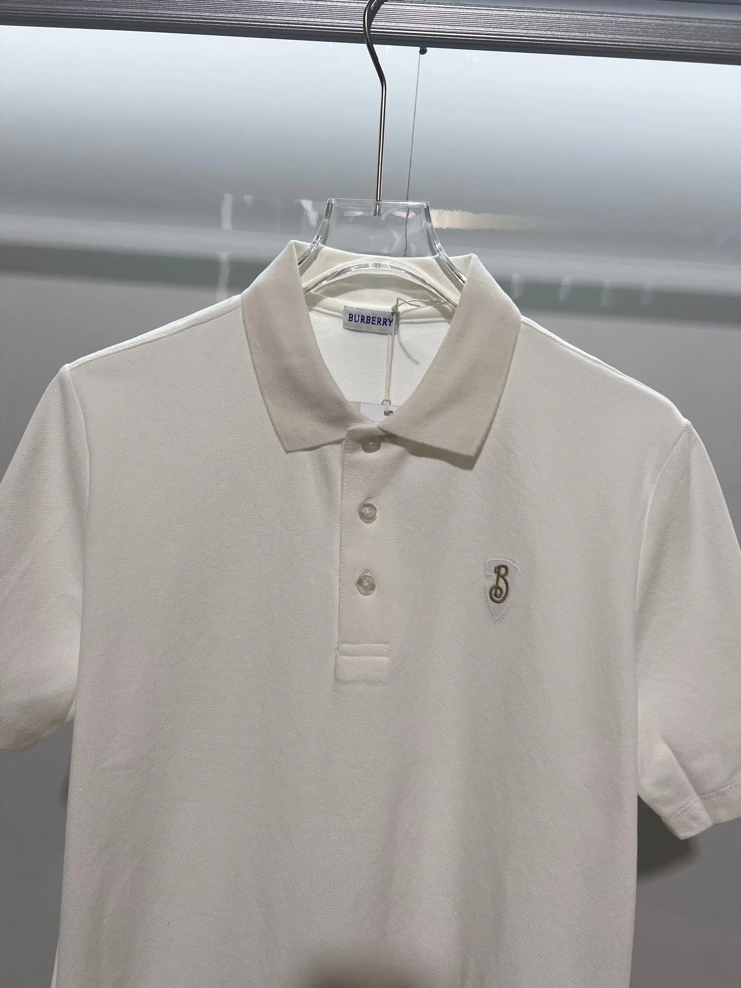 Logo-Embroidered Cotton-Piqué Polo Shirt D15013065 — view 3