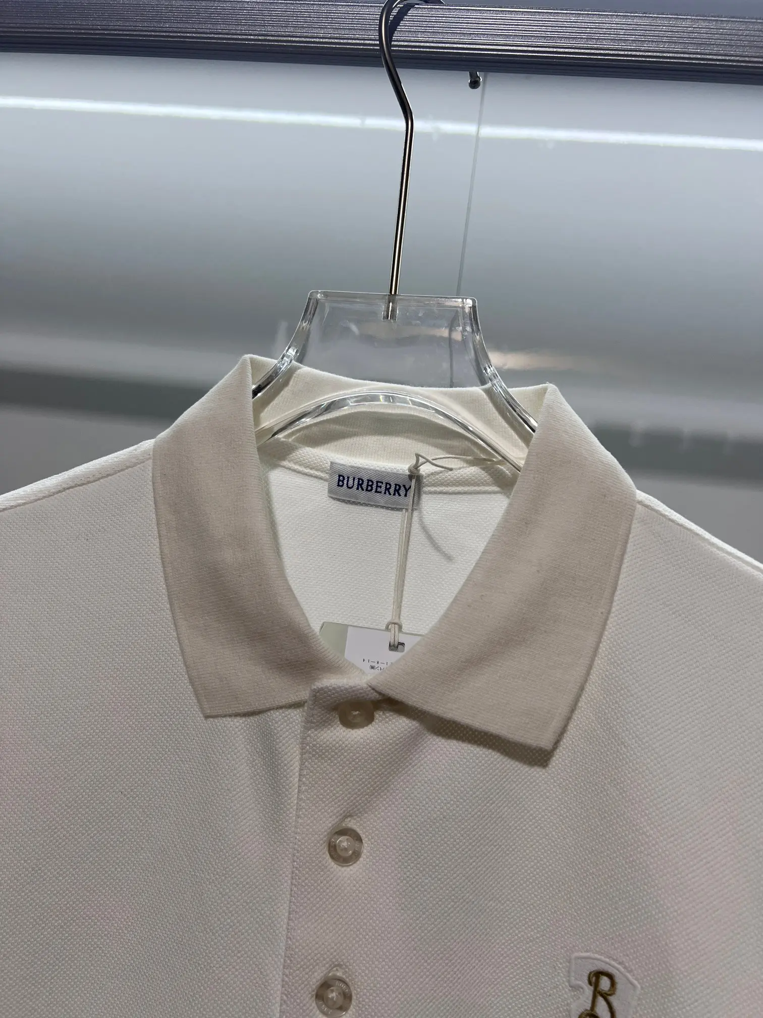Logo-Embroidered Cotton-Piqué Polo Shirt D15013065 — view 6