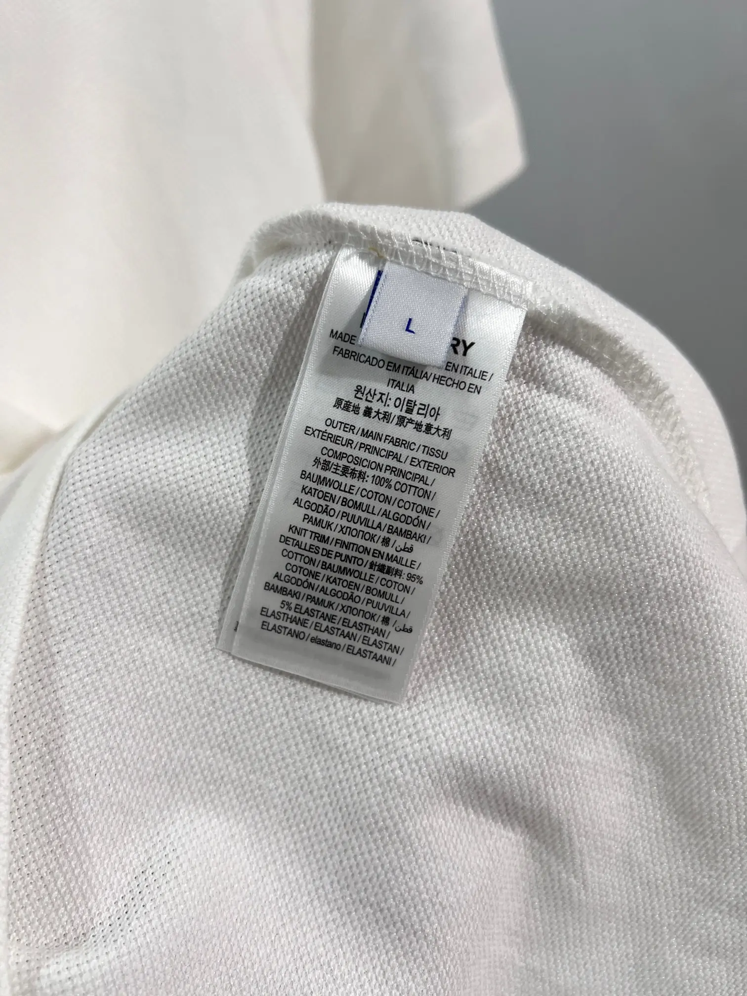 Logo-Embroidered Cotton-Piqué Polo Shirt D15013065 — view 10