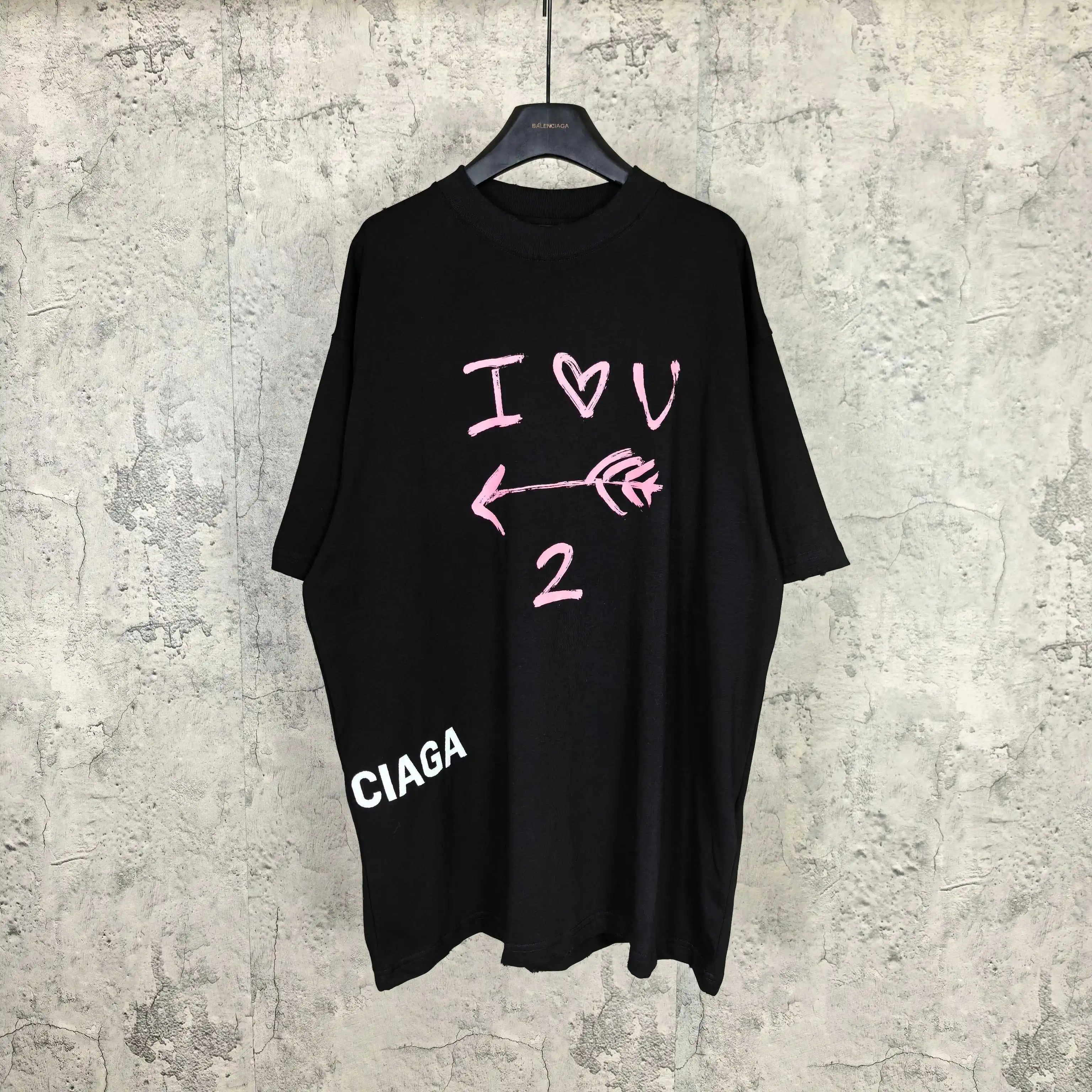 I Love U Medium Fit Graphic T-Shirt D15023192