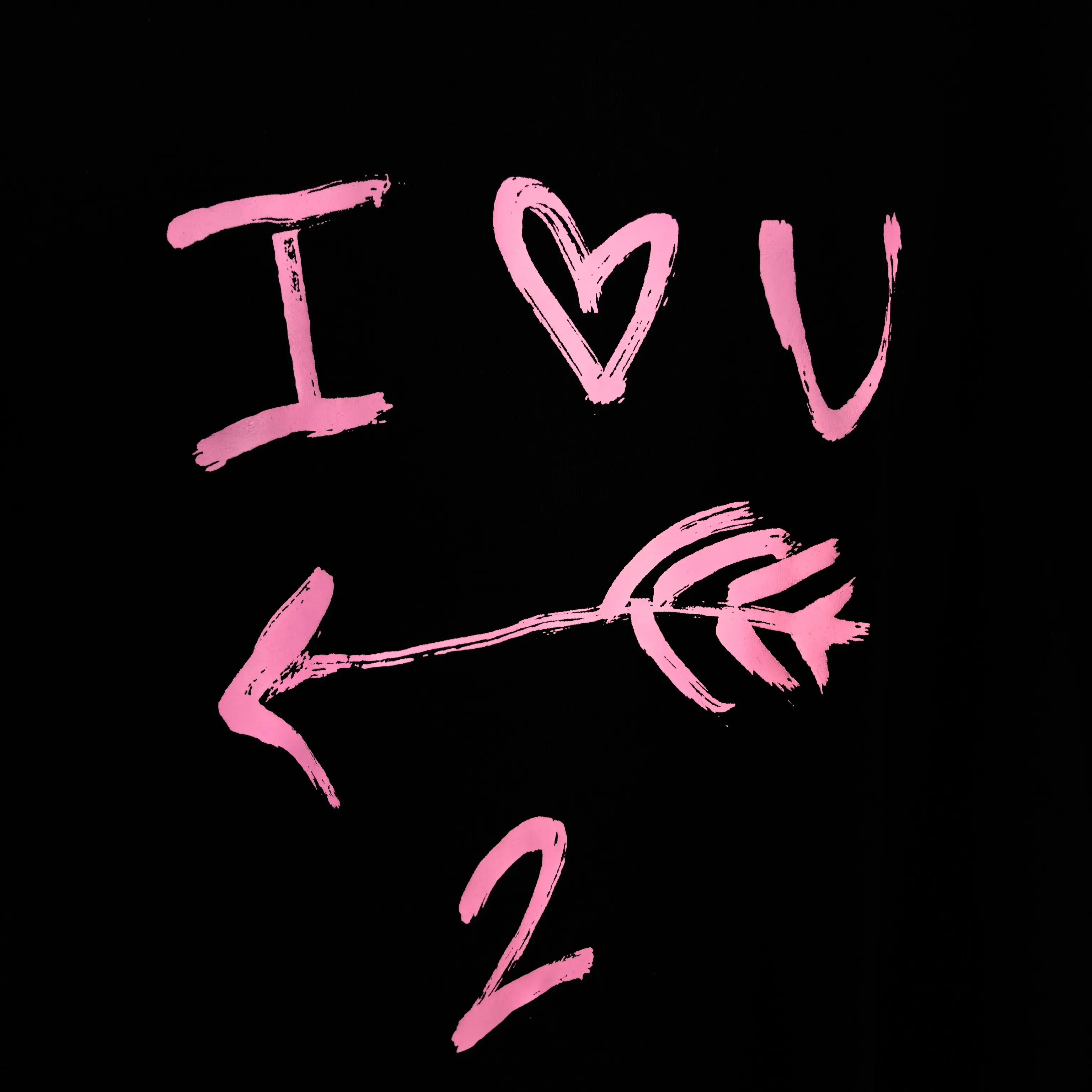 I Love U Medium Fit Graphic T-Shirt D15023192 — view 8