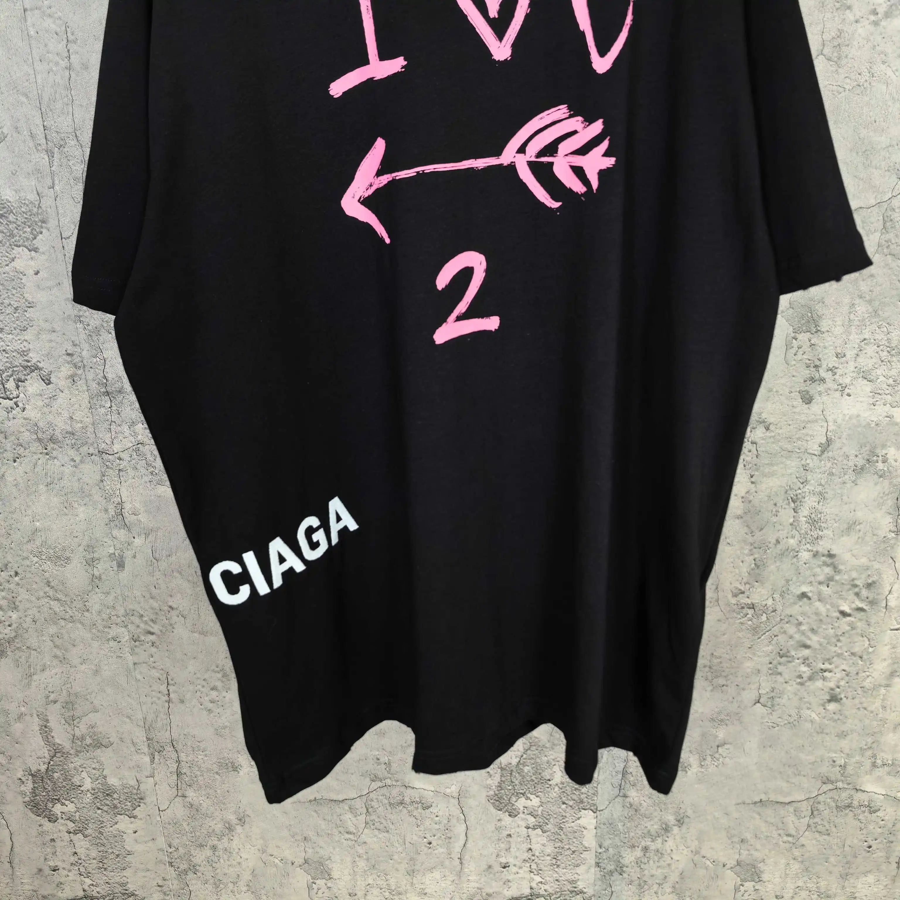 I Love U Medium Fit Graphic T-Shirt D15023192 — view 10