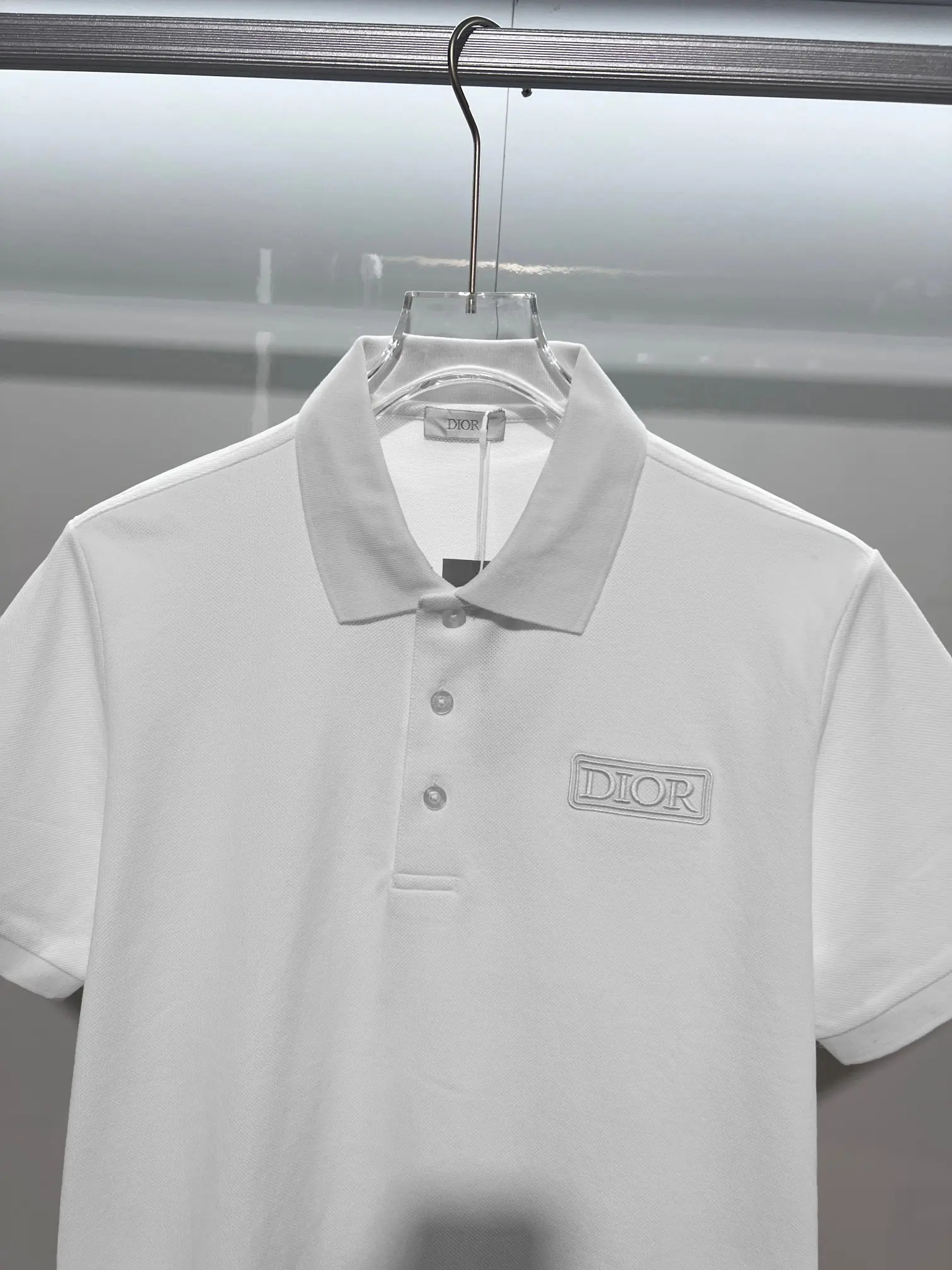 Logo-Embroidered Cotton-Piqué Polo Shirt D15013231 — view 3