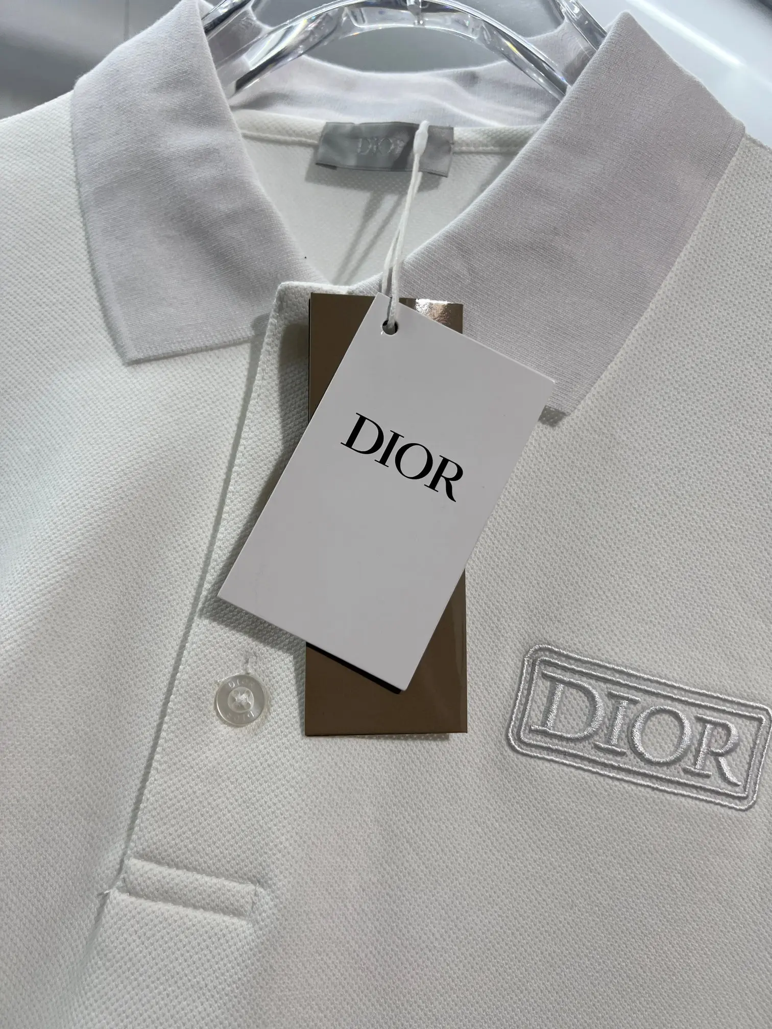 Logo-Embroidered Cotton-Piqué Polo Shirt D15013231 — view 4