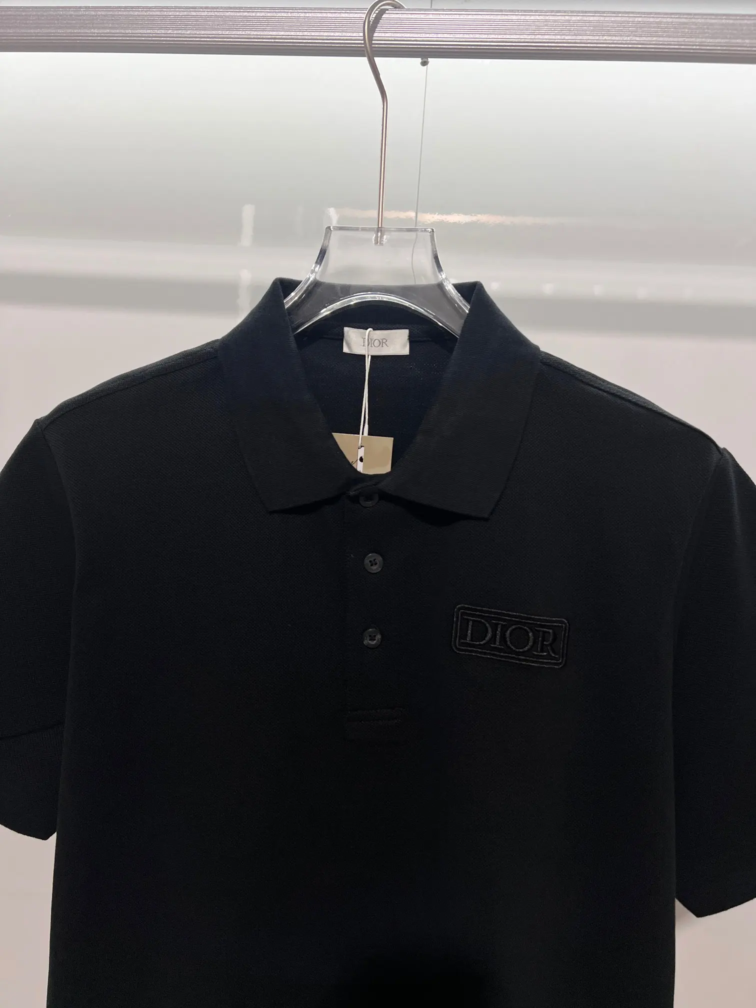 Logo-Embroidered Cotton-Piqué Polo Shirt D15013059 — view 3
