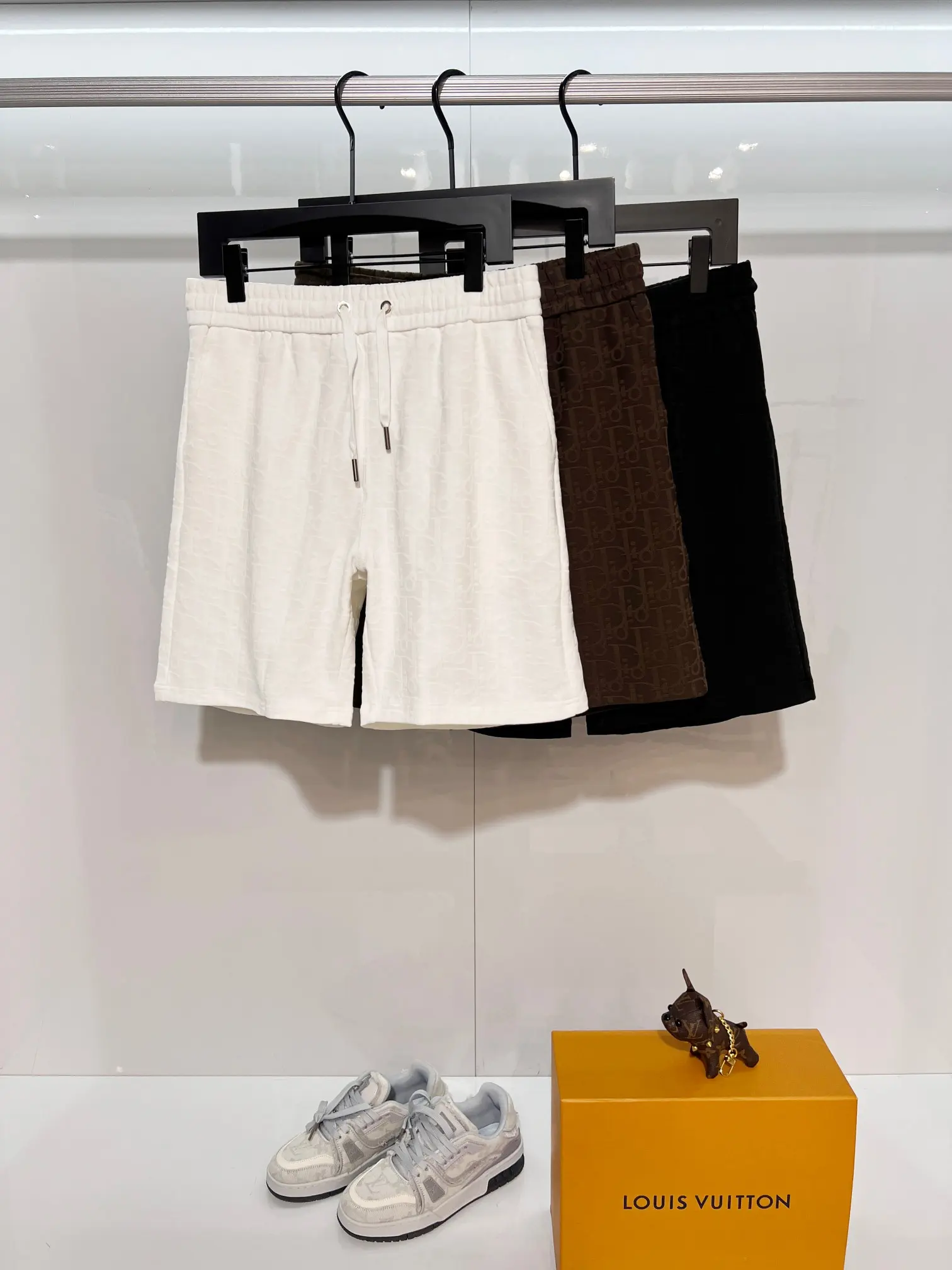 Oblique Jacquard Drawstring Shorts D15013207 — view 11