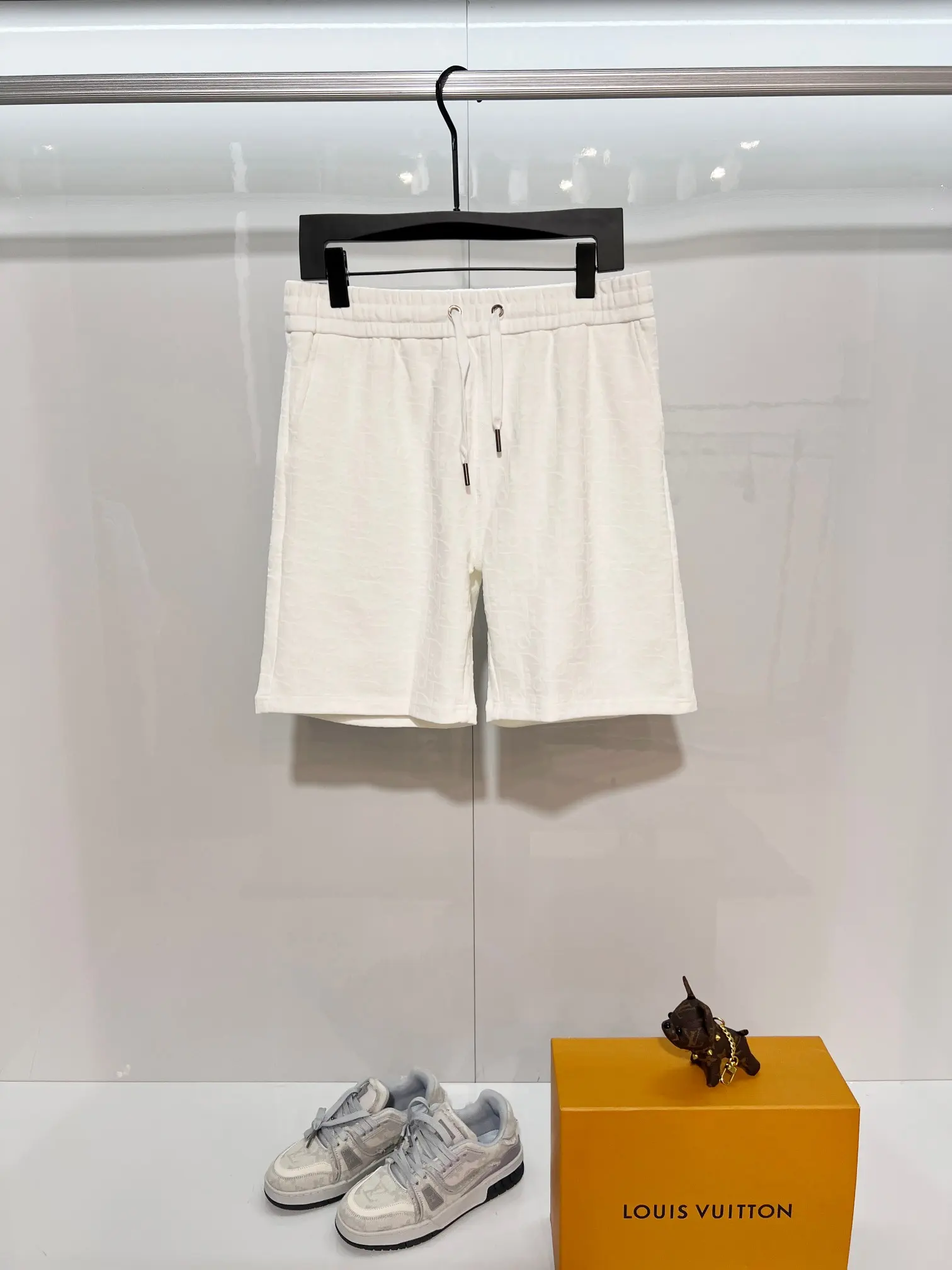 Oblique Jacquard Cotton Jersey Shorts D15013205