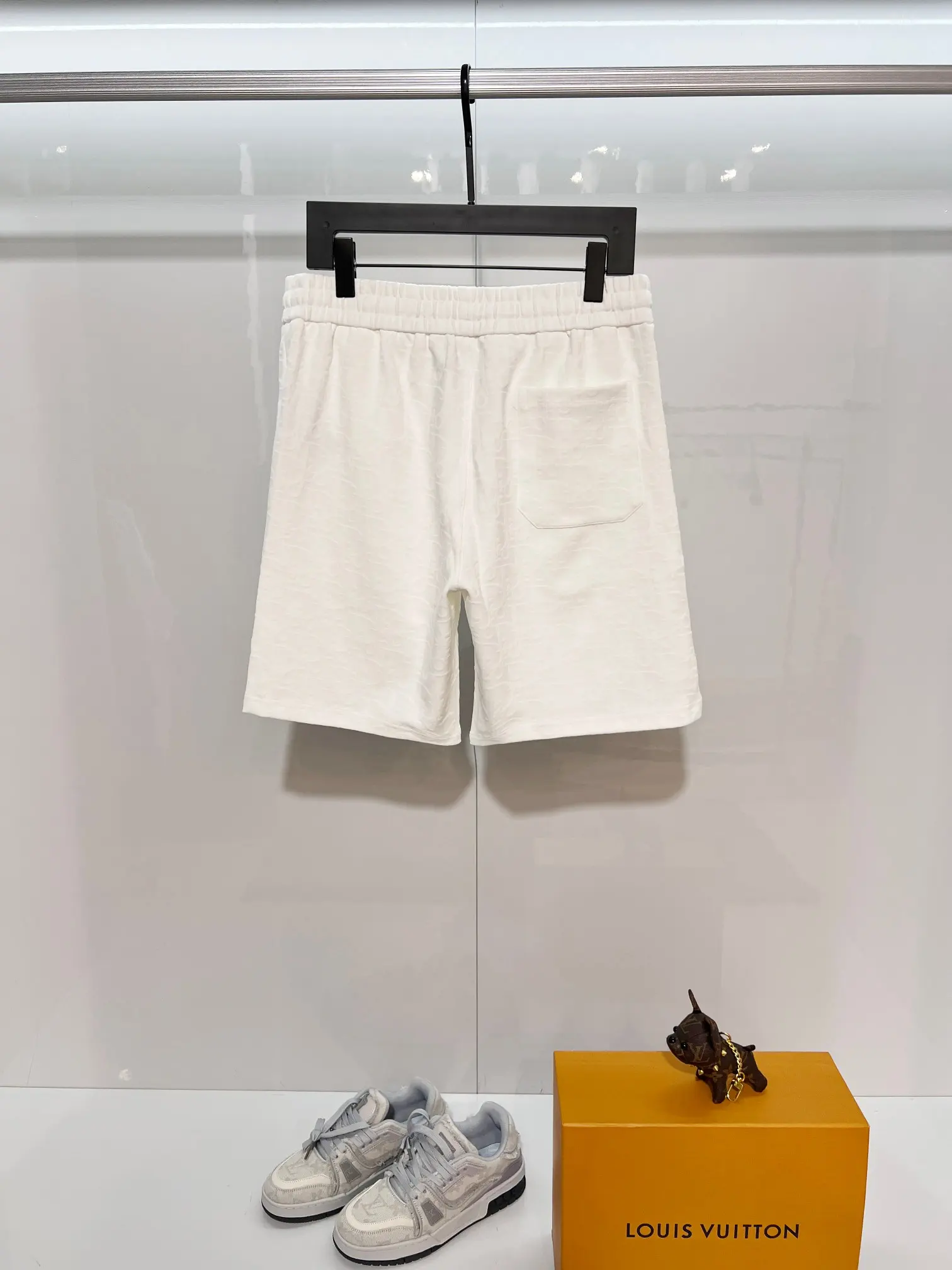 Oblique Jacquard Cotton Jersey Shorts D15013205 — view 2