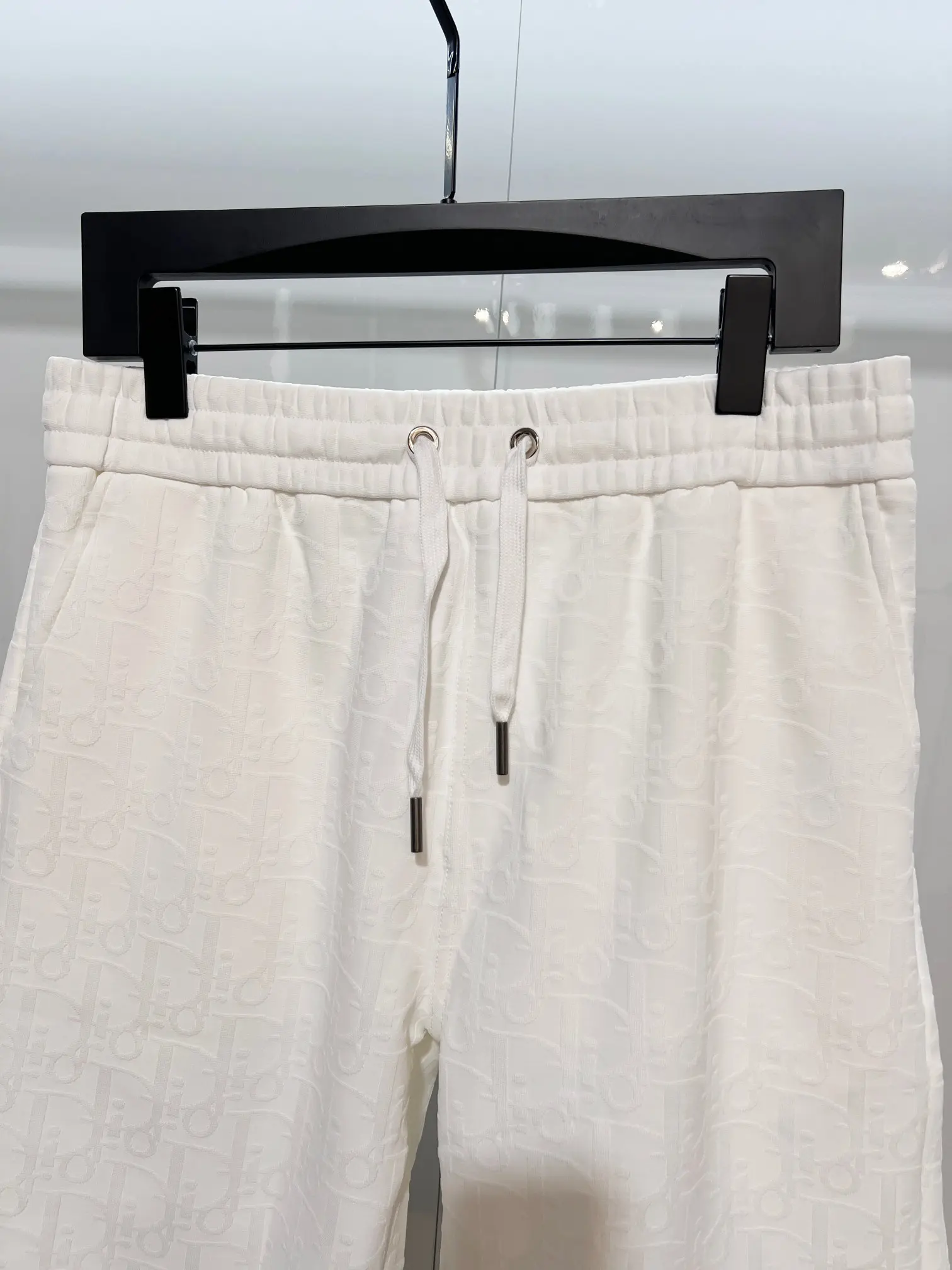 Oblique Jacquard Cotton Jersey Shorts D15013205 — view 3