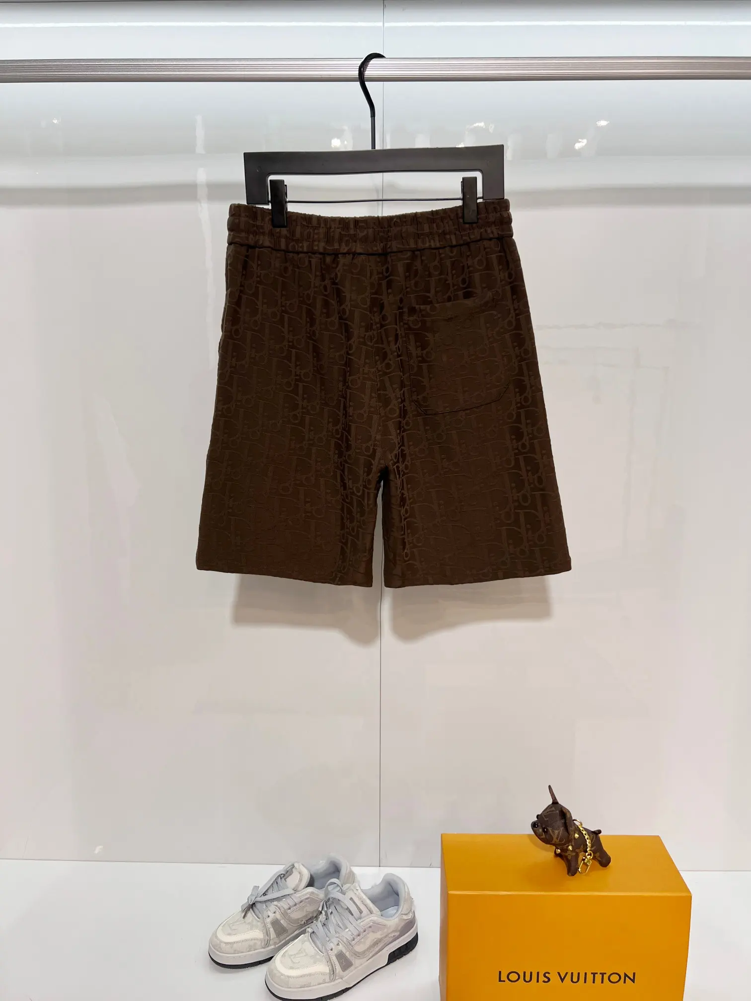 Oblique Jacquard Drawstring Shorts D15013206 — view 2