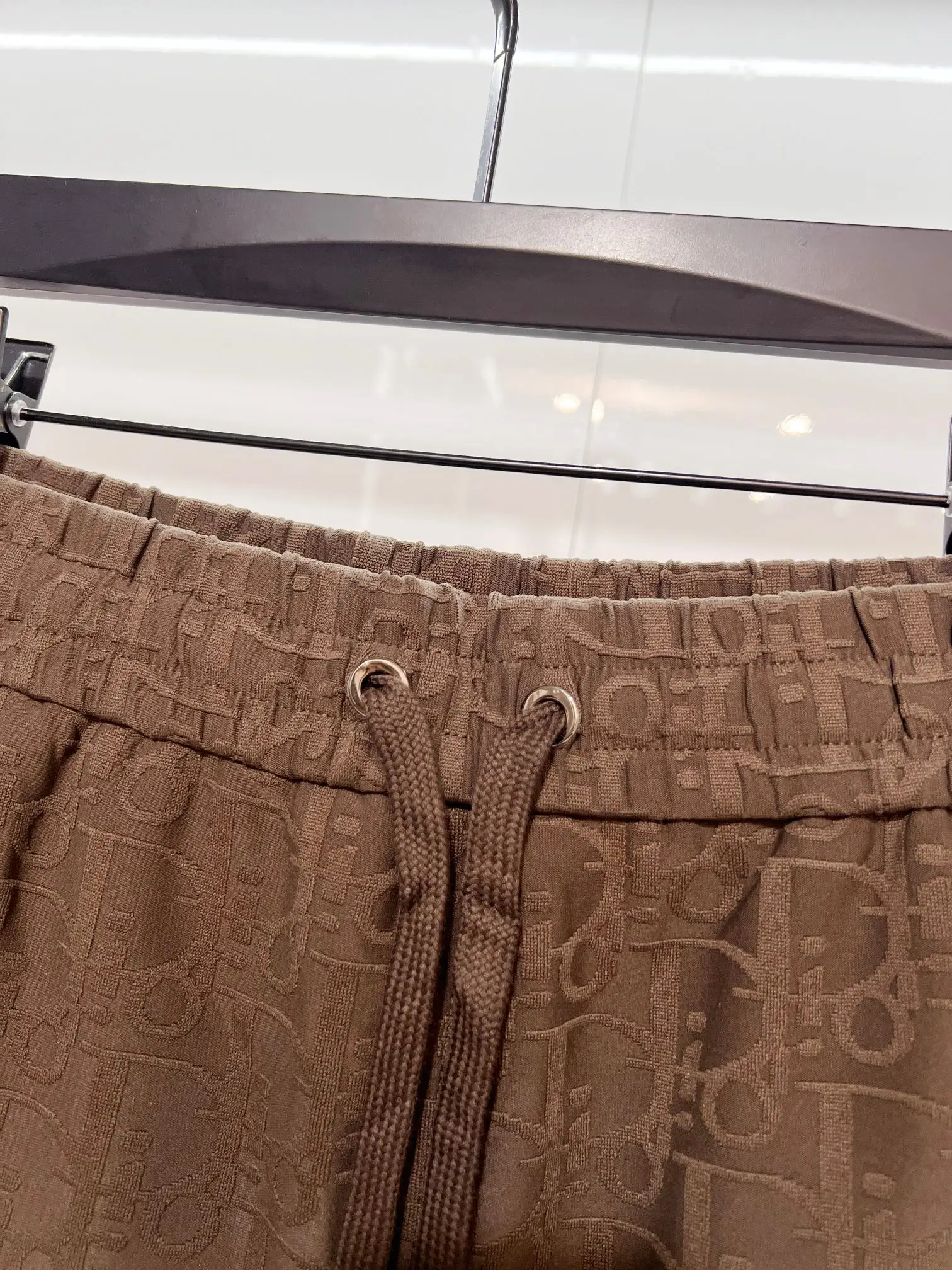 Oblique Jacquard Drawstring Shorts D15013206 — view 7