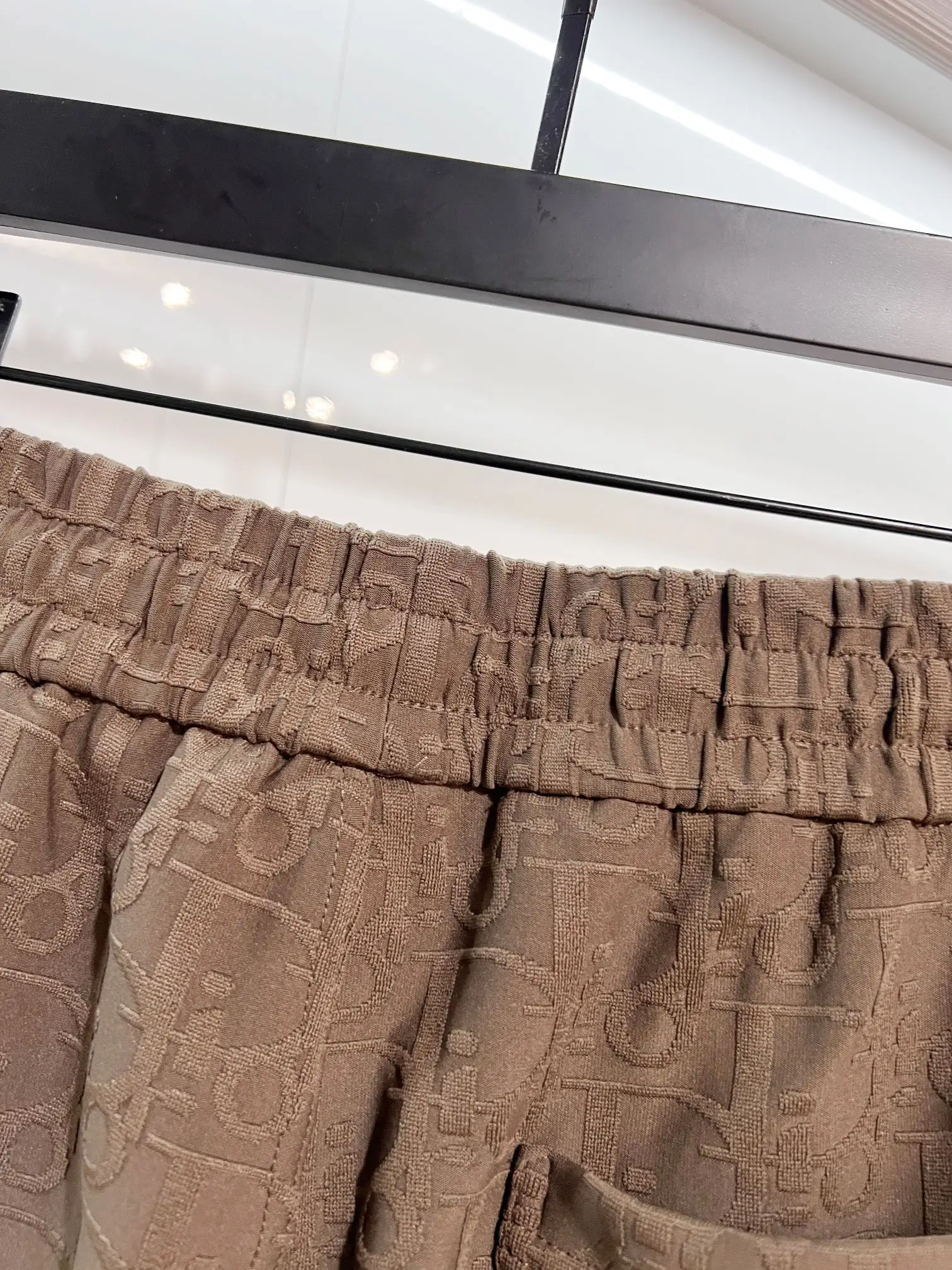 Oblique Jacquard Drawstring Shorts D15013206 — view 8