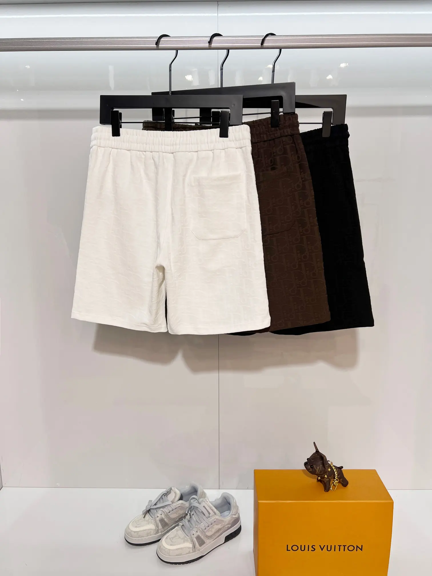 Oblique Jacquard Drawstring Shorts D15013206 — view 11