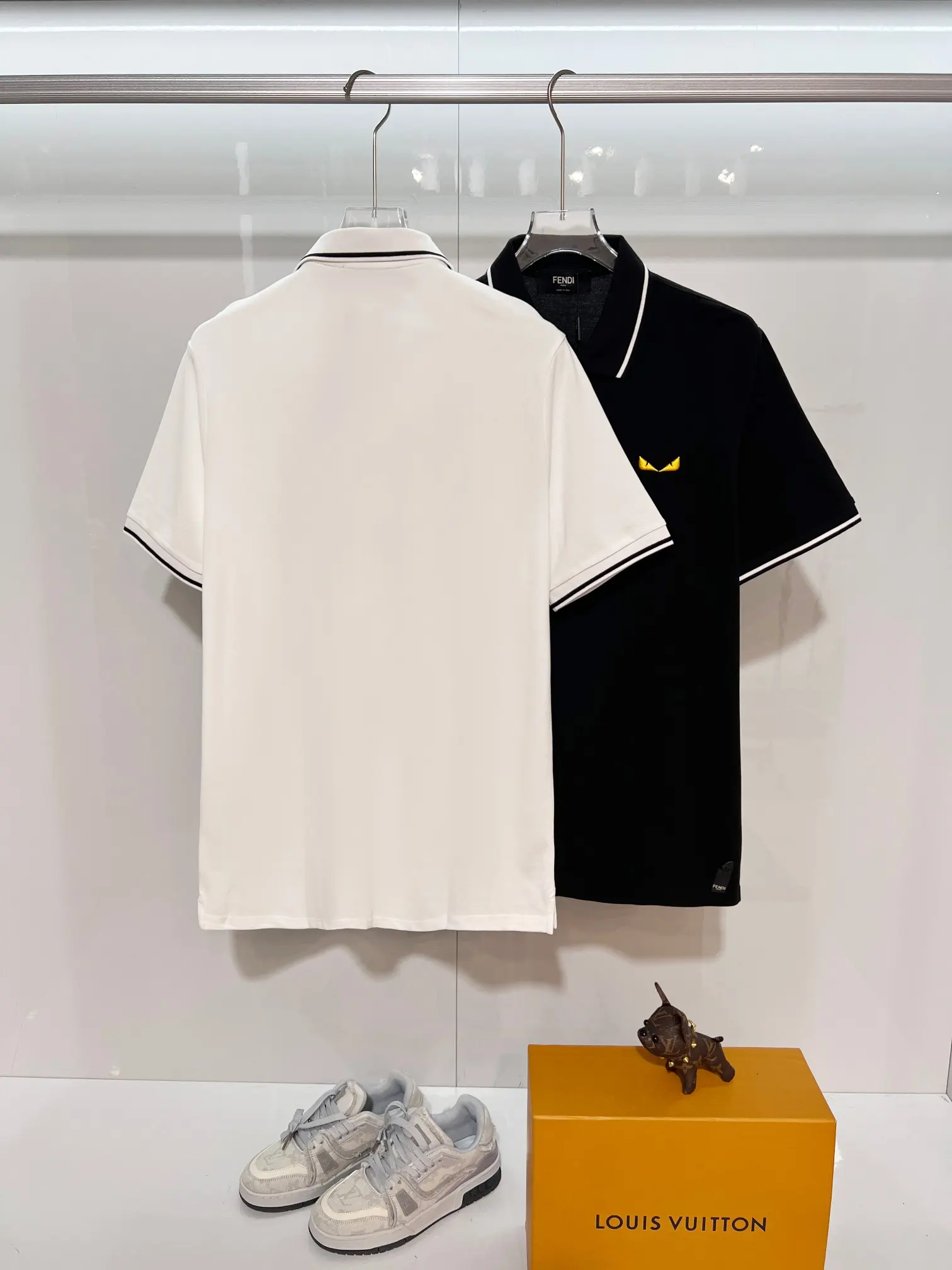 Bag Bugs Embroidered Cotton-Pique Polo Shirt D15013222 — view 12