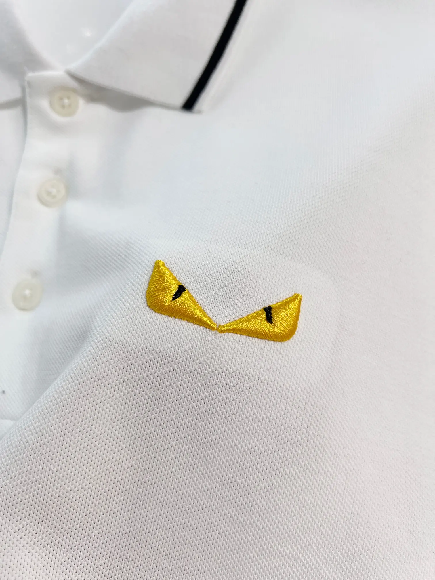 Bag Bugs Embroidered Cotton-Pique Polo Shirt D15013221 — view 5