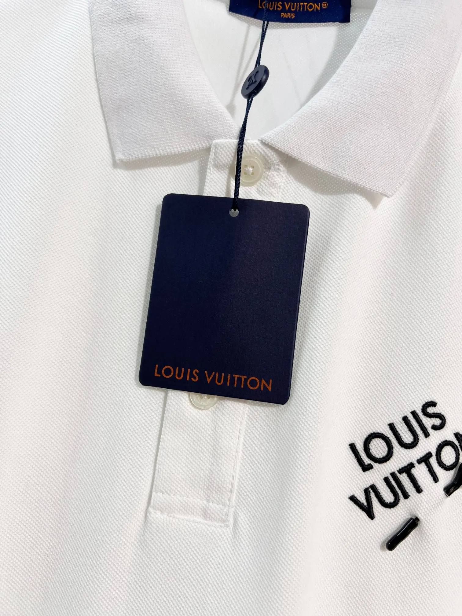Embroidered Logo Cotton-Piqué Polo Shirt D15013223 — view 4