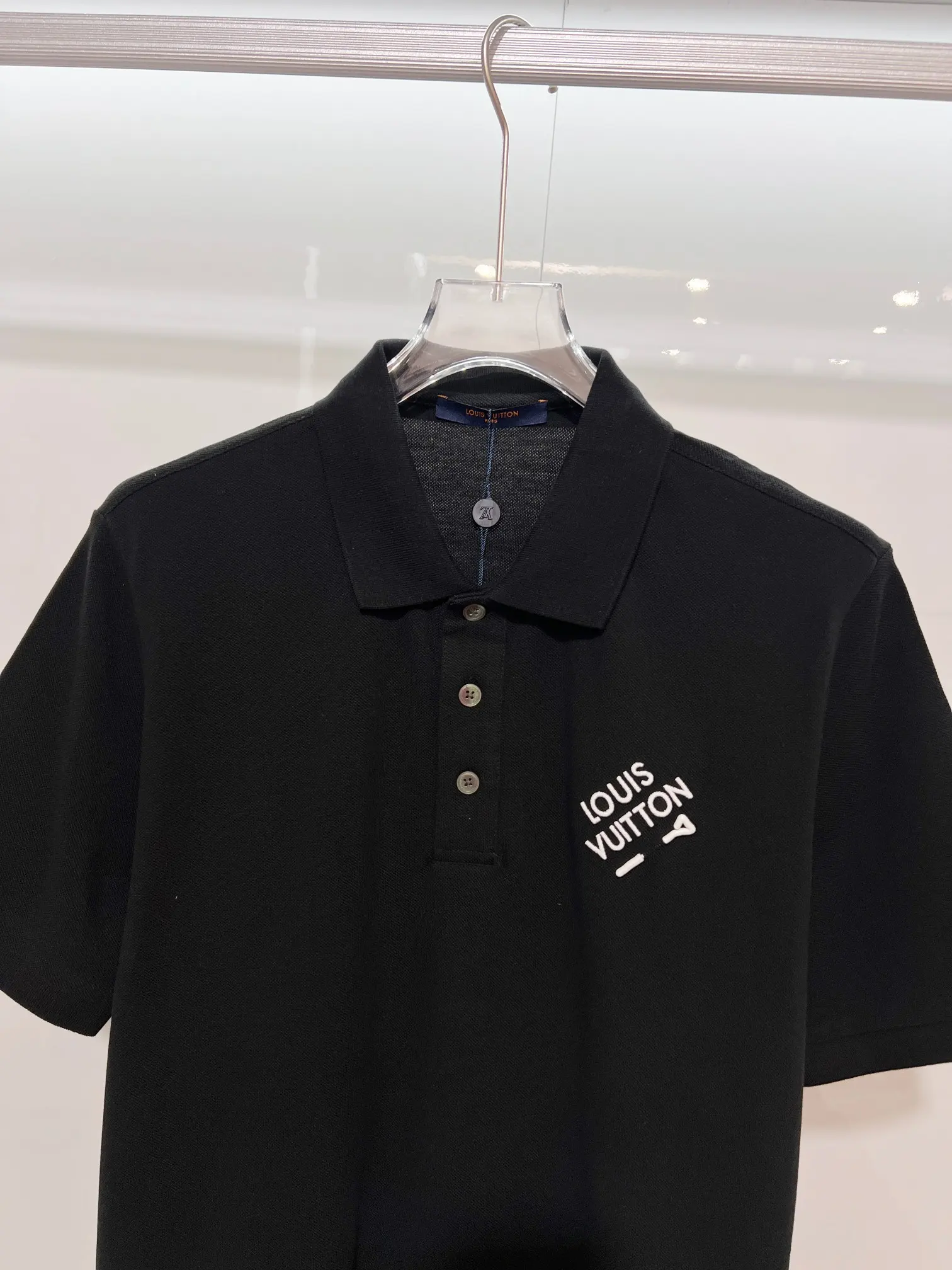 Embroidered Logo Cotton-Piqué Polo Shirt D15013224 — view 3