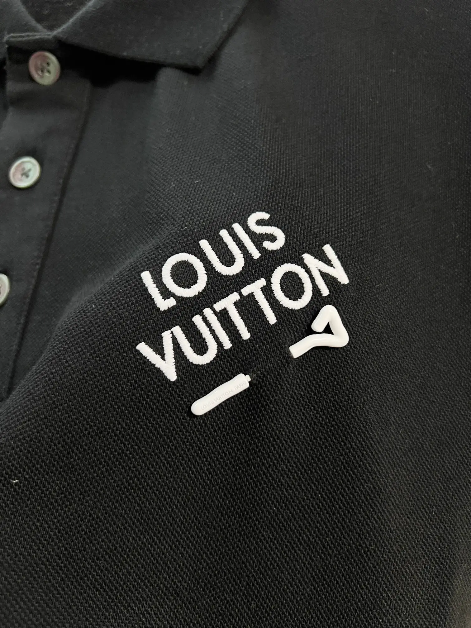 Embroidered Logo Cotton-Piqué Polo Shirt D15013224 — view 5