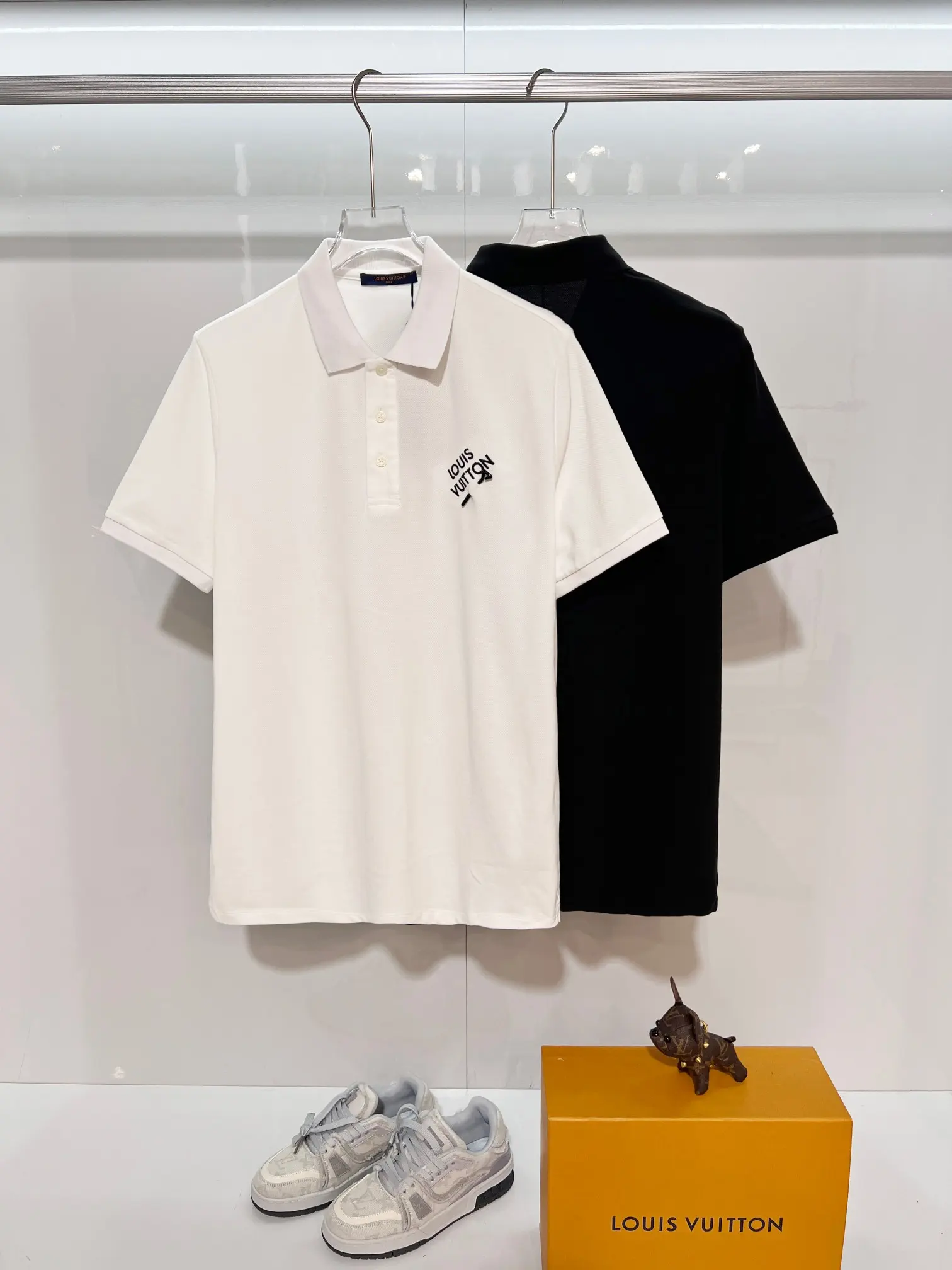 Embroidered Logo Cotton-Piqué Polo Shirt D15013224 — view 11