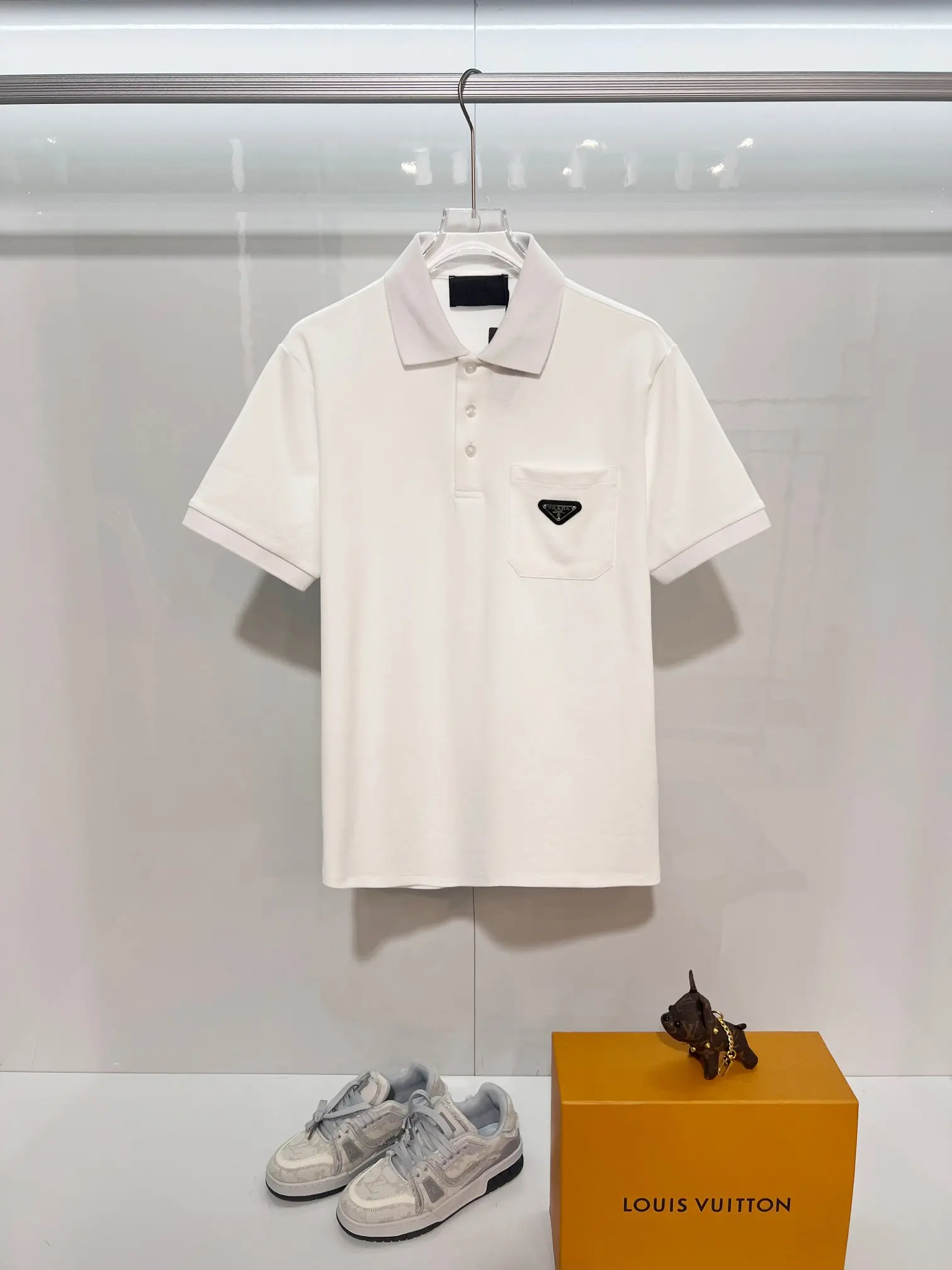 Logo-Appliquéd Cotton-Piqué Polo Shirt D15013225