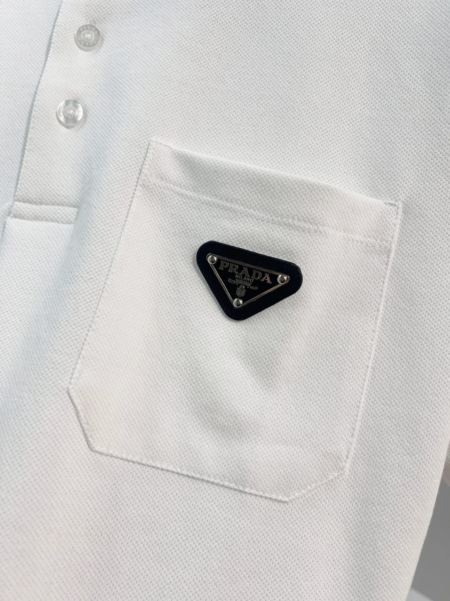 Logo-Appliquéd Cotton-Piqué Polo Shirt D15013225 — view 5