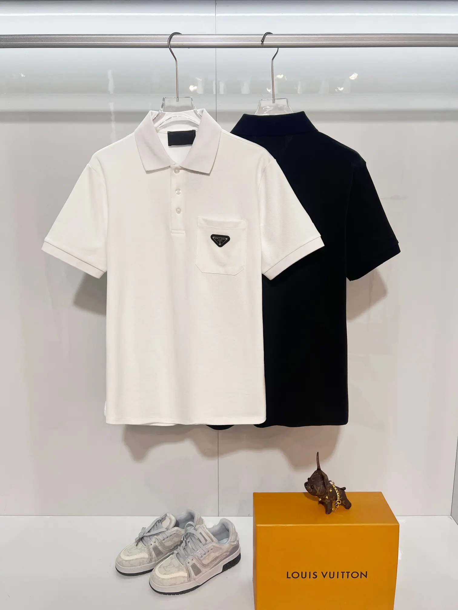 Logo-Appliquéd Cotton-Piqué Polo Shirt D15013225 — view 11