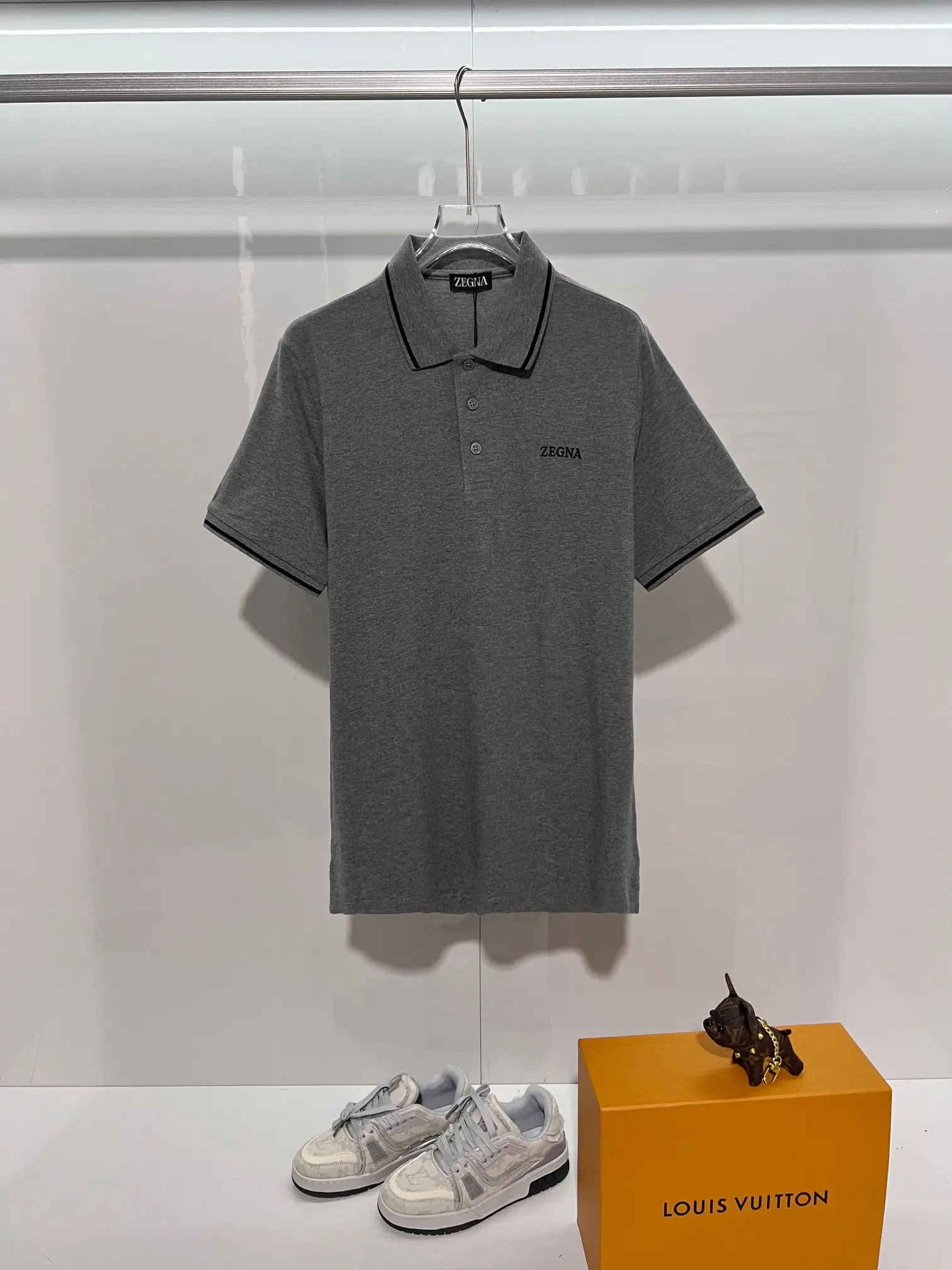 Logo-Embroidered Cotton-Piqué Polo Shirt D15013060