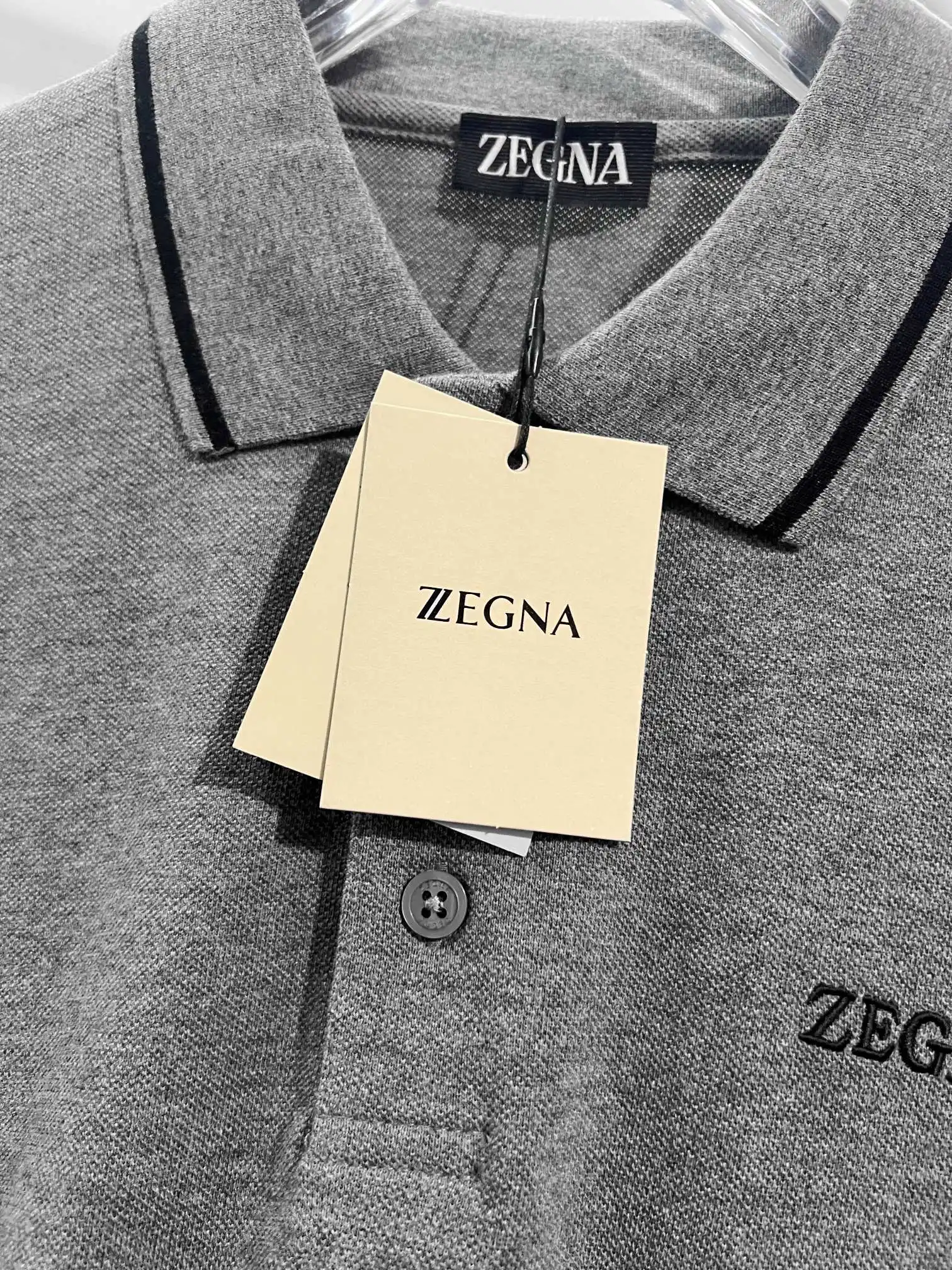 Logo-Embroidered Cotton-Piqué Polo Shirt D15013060 — view 4