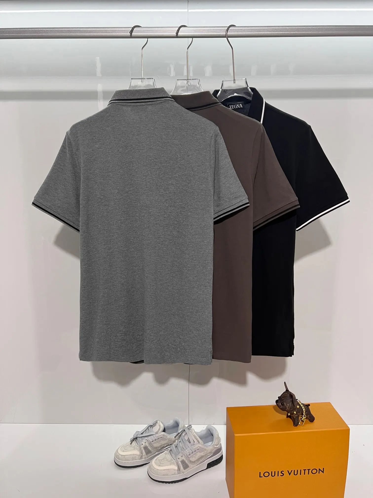 Logo-Embroidered Cotton-Piqué Polo Shirt D15013060 — view 12
