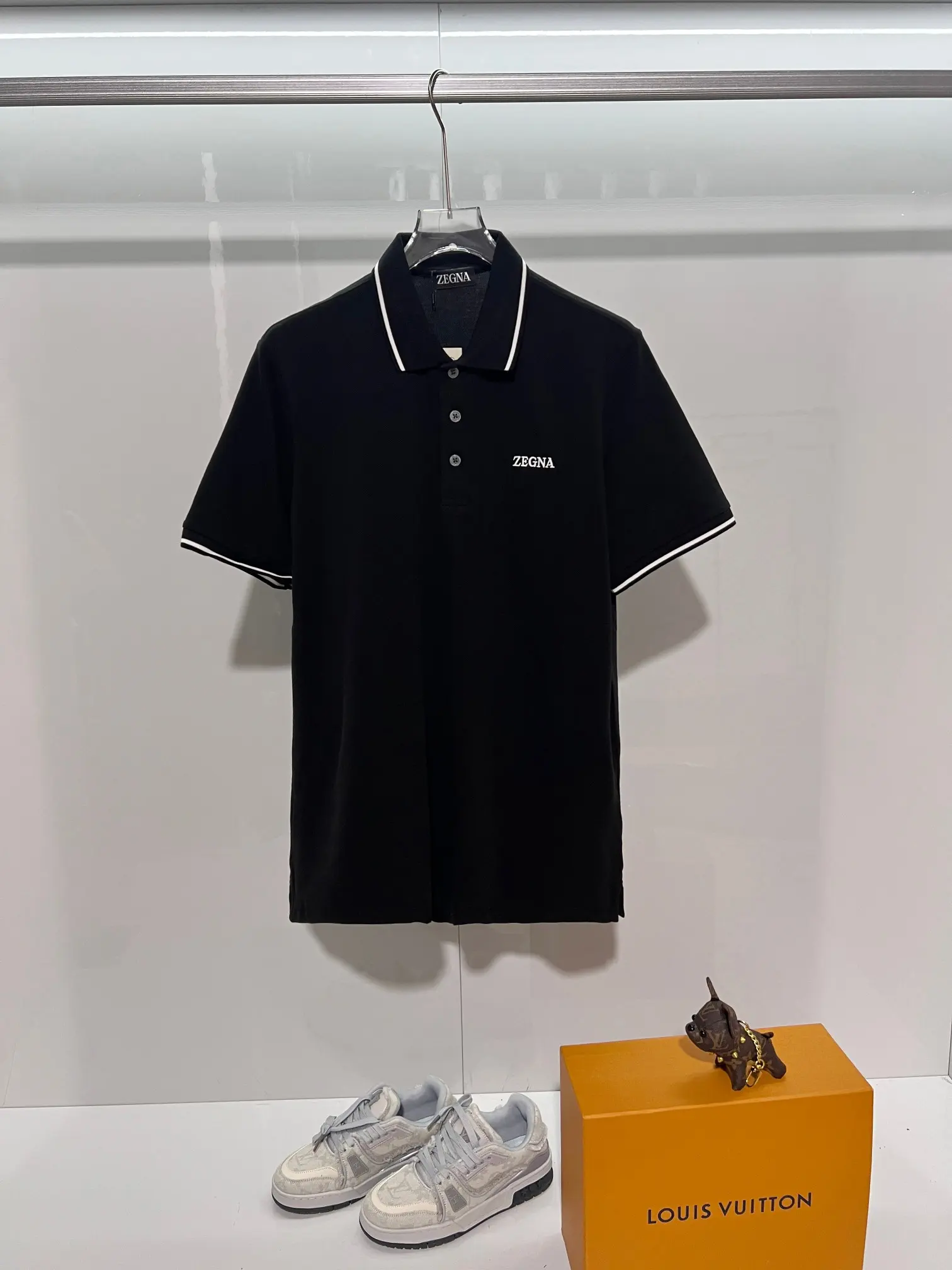 Logo-Embroidered Piqué Cotton Polo Shirt D15013062