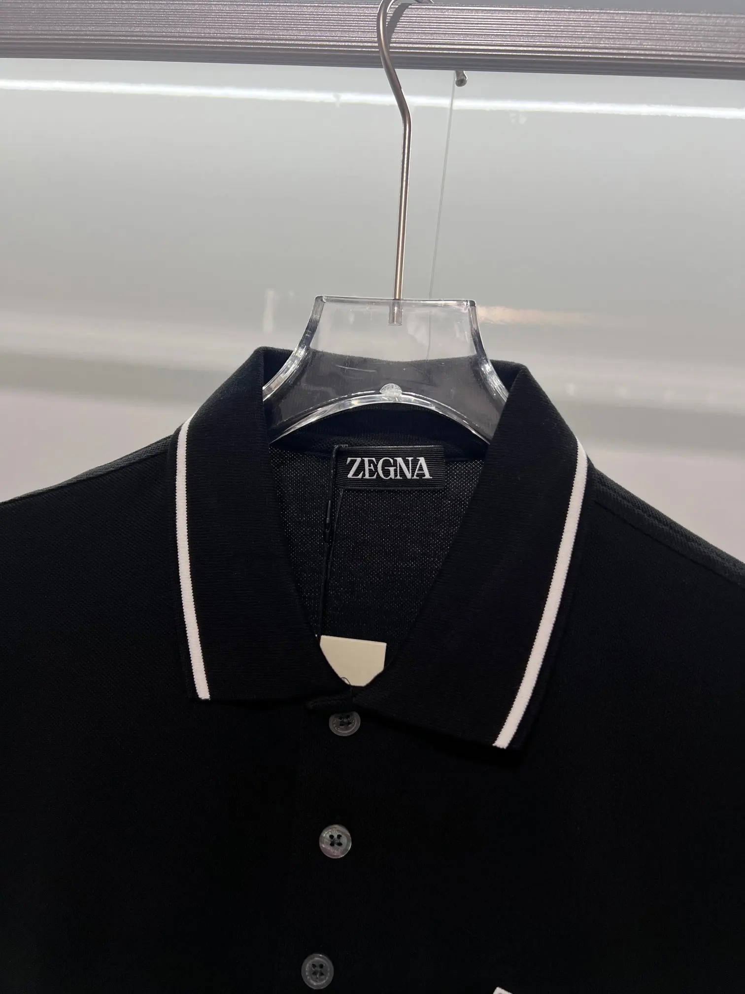 Logo-Embroidered Piqué Cotton Polo Shirt D15013062 — view 6